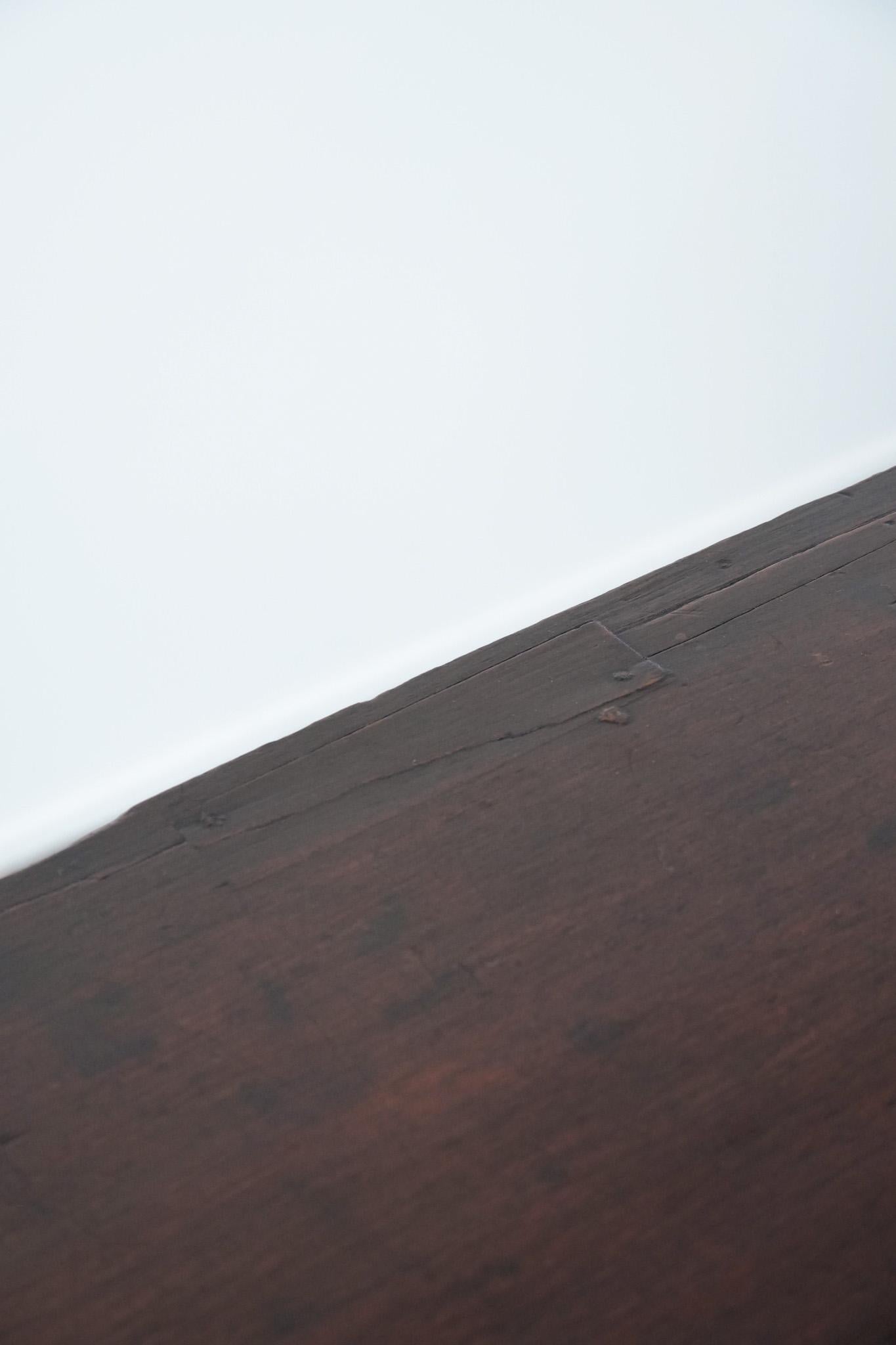 Antique English oak cabinet / chest of drawers from the early 19th century in vendita 8
