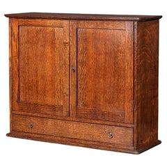 Antique English Oak Cabinet