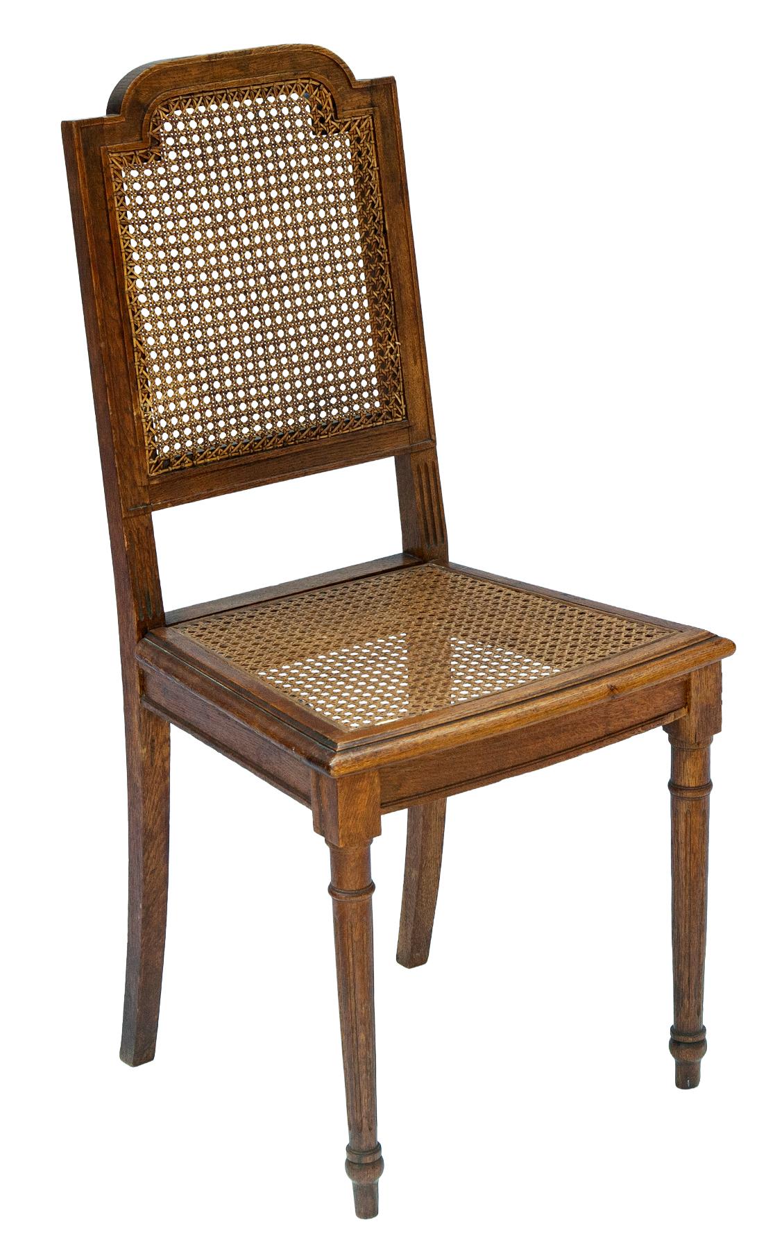 Arts and Crafts Chaise d'appoint ancienne en chêne Oak Oak en vente