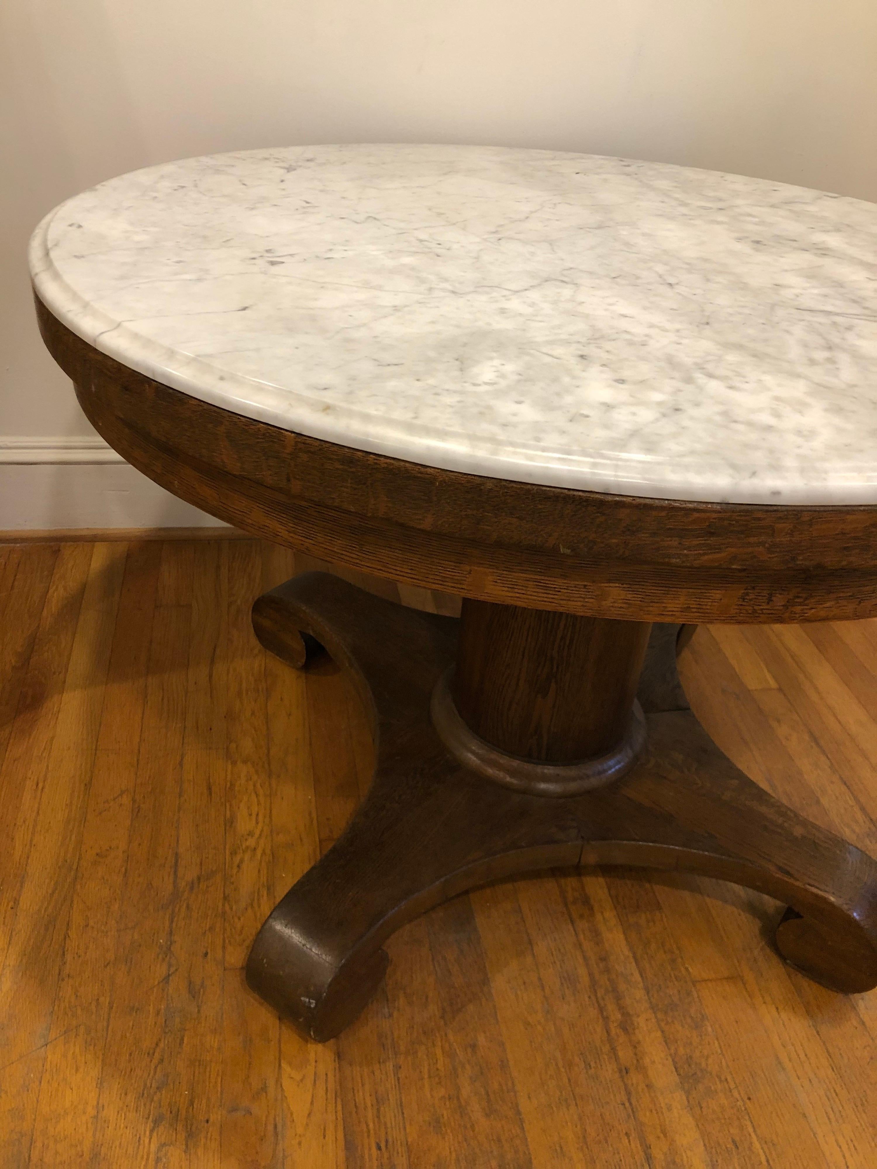 antique marble table