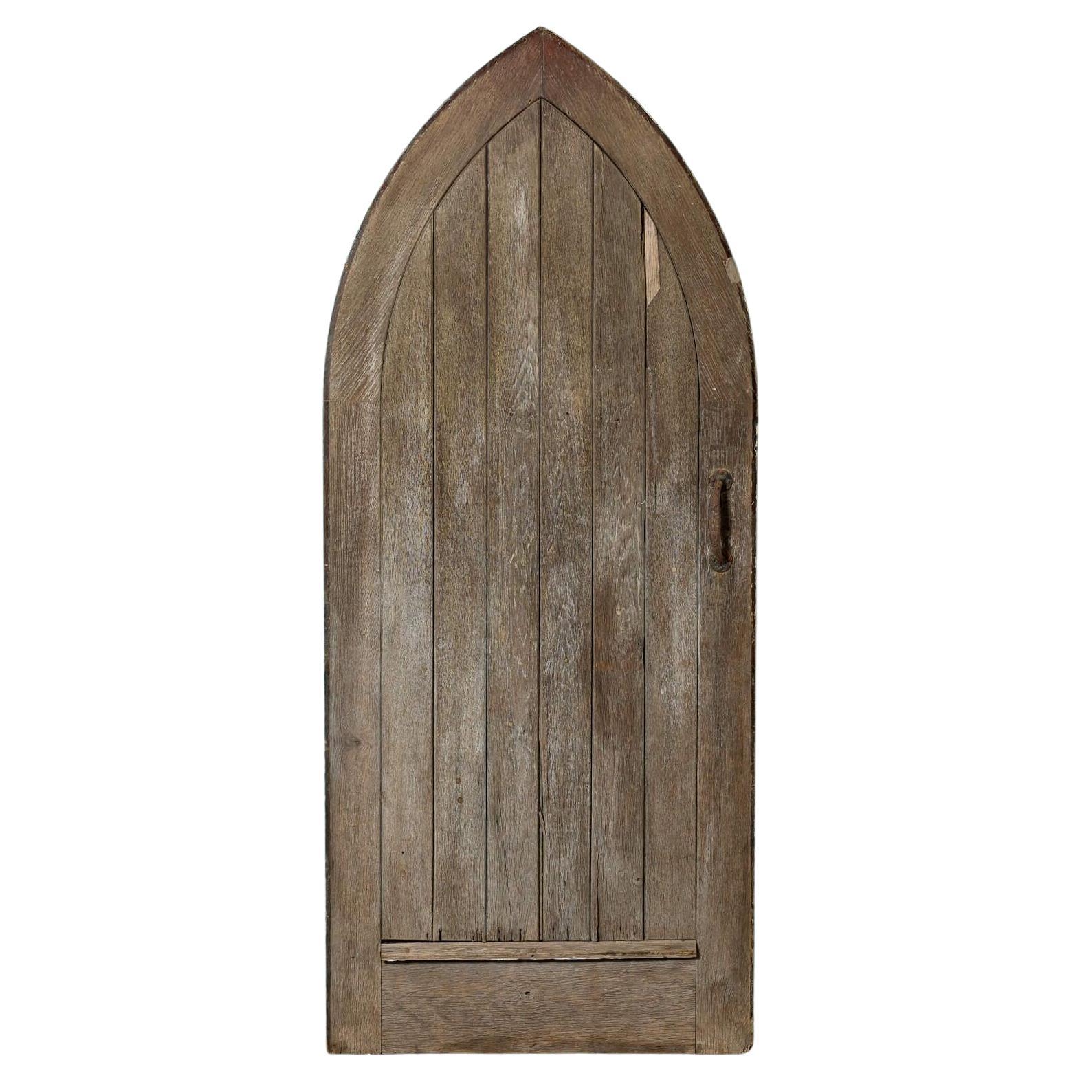 Antique English Oak Church Door