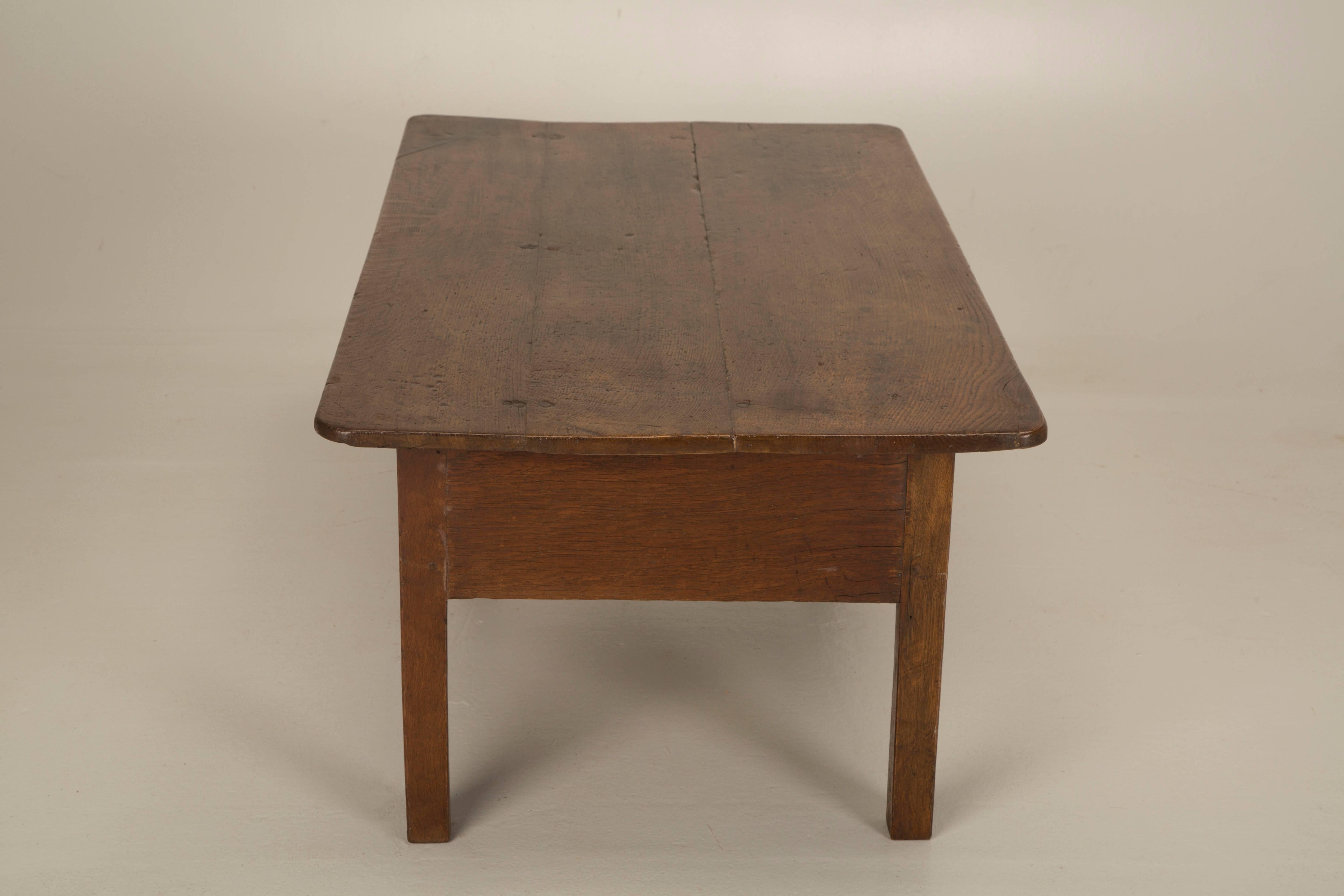 Antique English Oak Coffee or Cocktail Table 1
