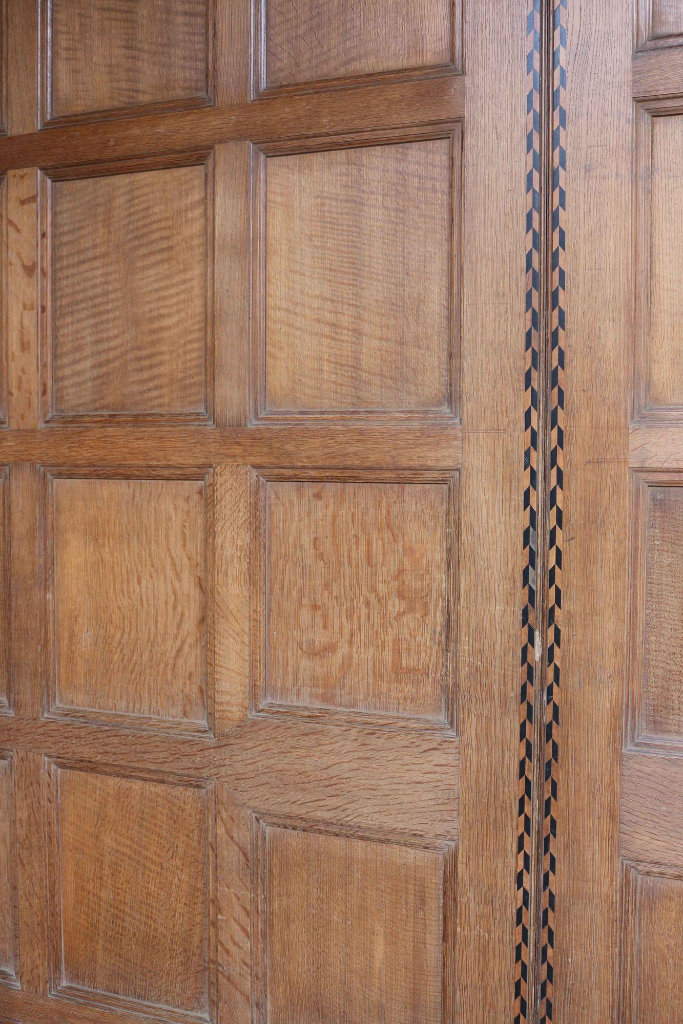 Antique English Oak Double Doors 2