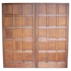 Antique English Oak Double Doors