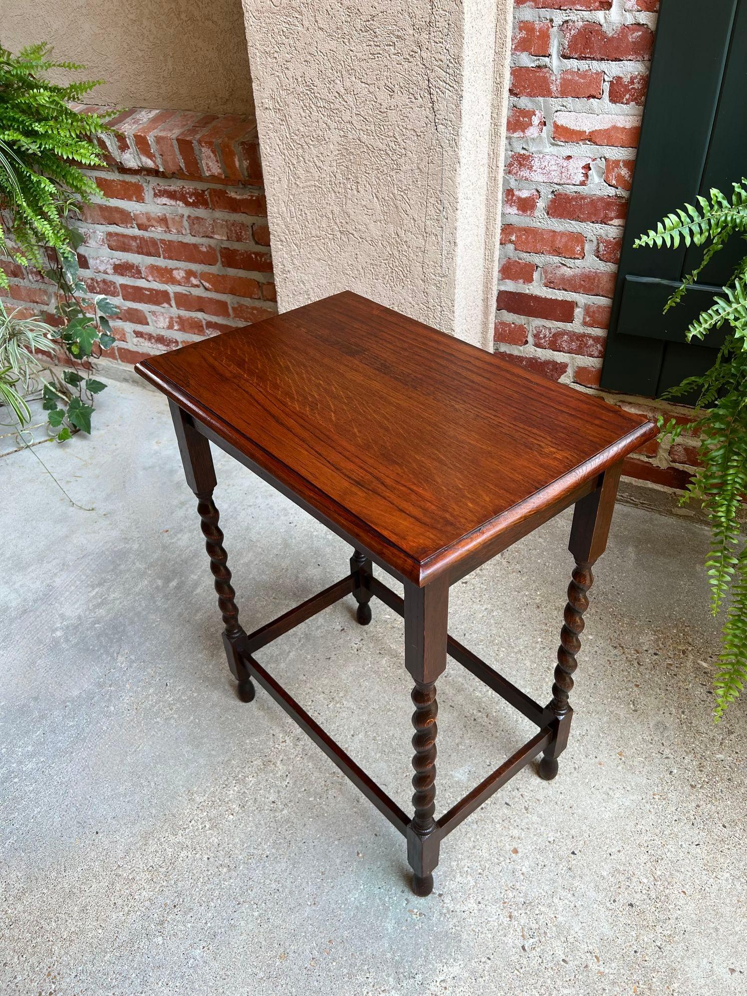 barley twist side table