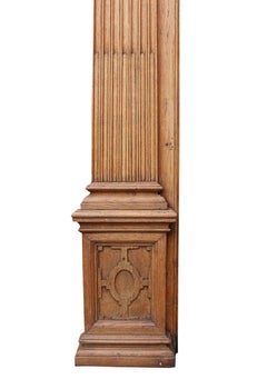 Antique English Oak Fire Surround