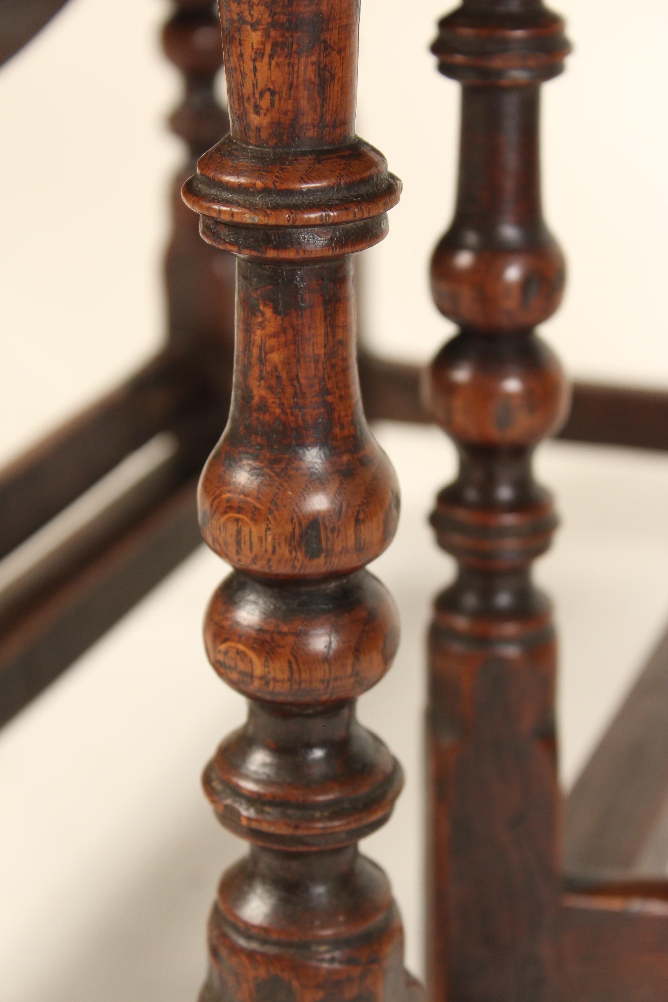 Antique English Oak Gate Leg Table 5
