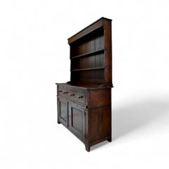 Antique English Oak Hutch