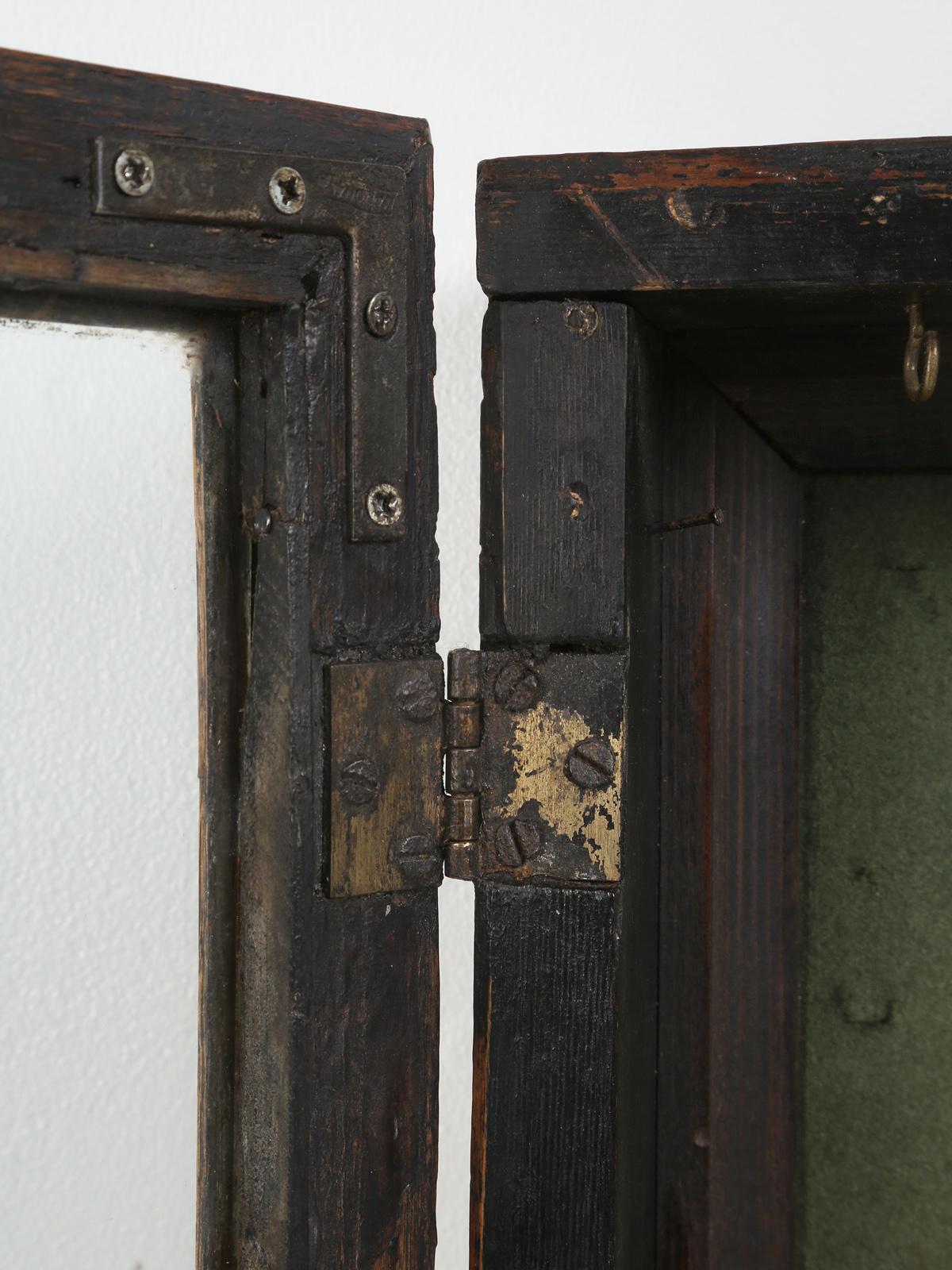 Antique English Oak Key Box For Sale 1