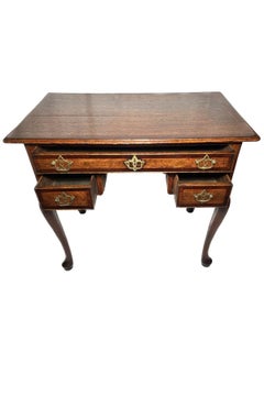 Antique English Oak Lowboy circa 1880