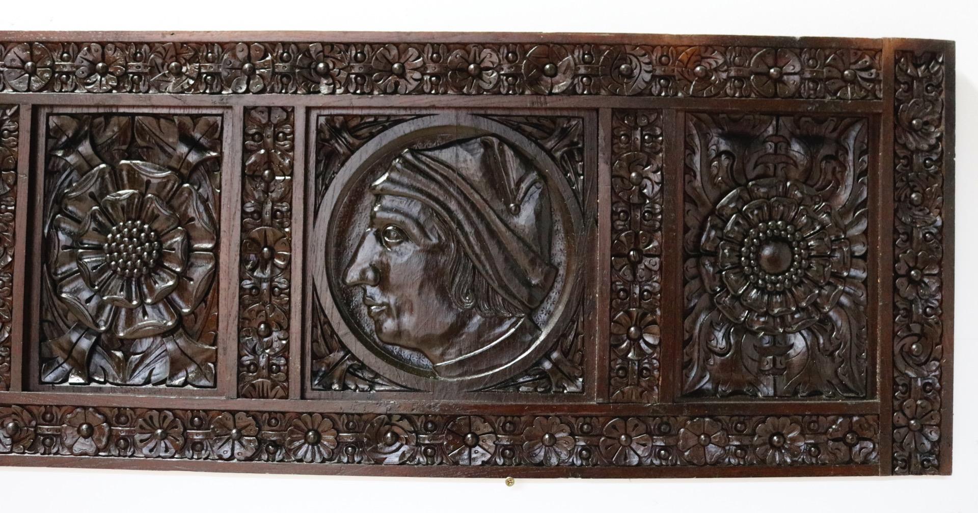 Antique English Oak Panel 1