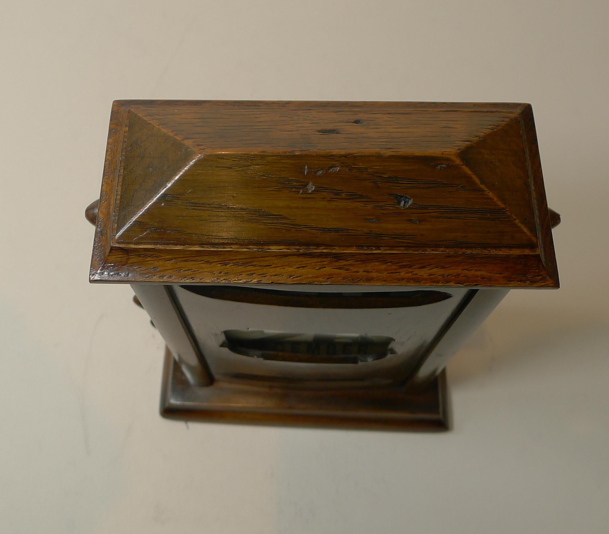 Edwardian Antique English Oak Perpetual Calendar, c.1910 For Sale