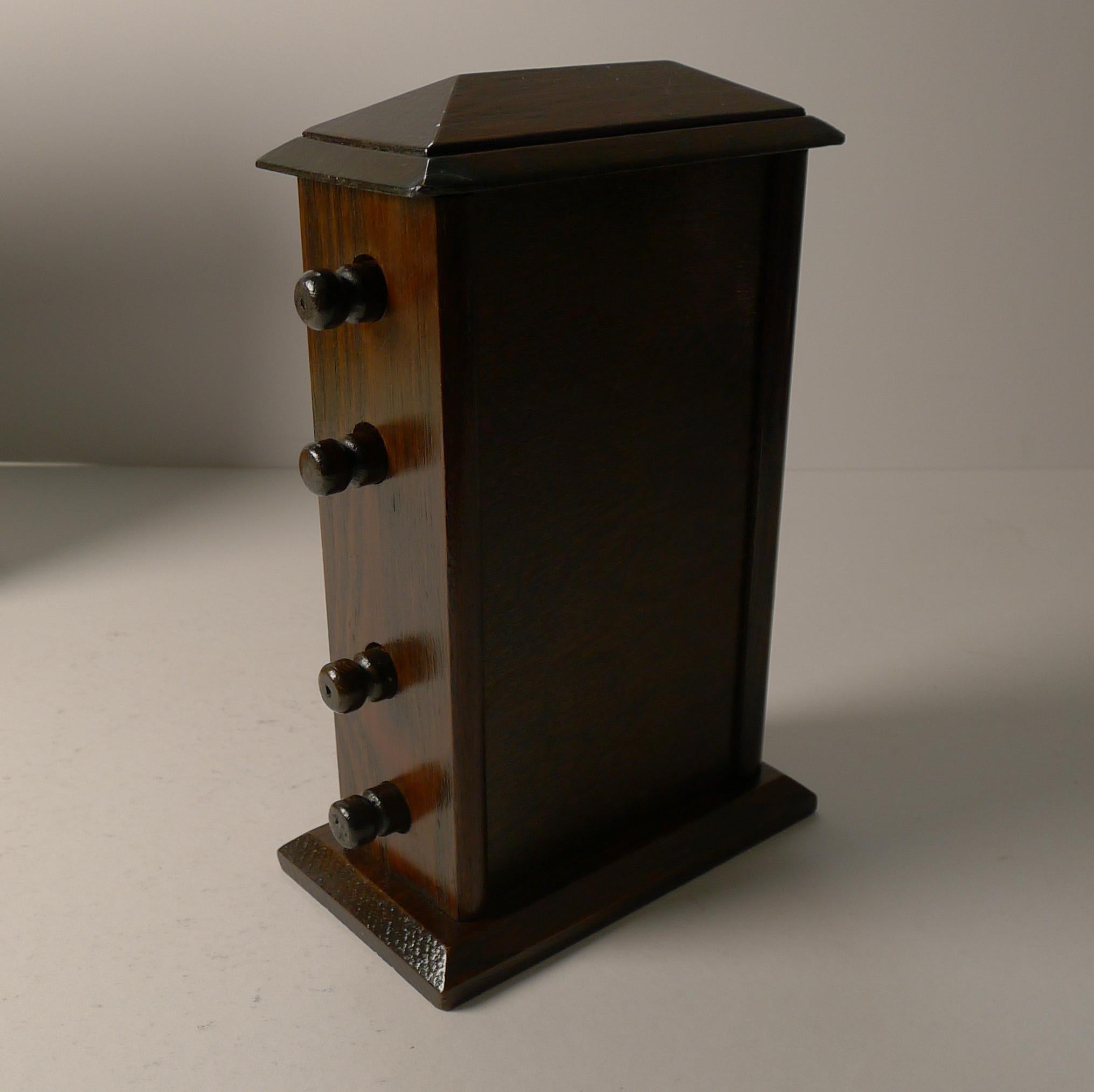 Edwardian Antique English Oak Perpetual Calendar, c.1910