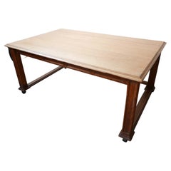 Used English Oak Refectory Table or Kitchen Island