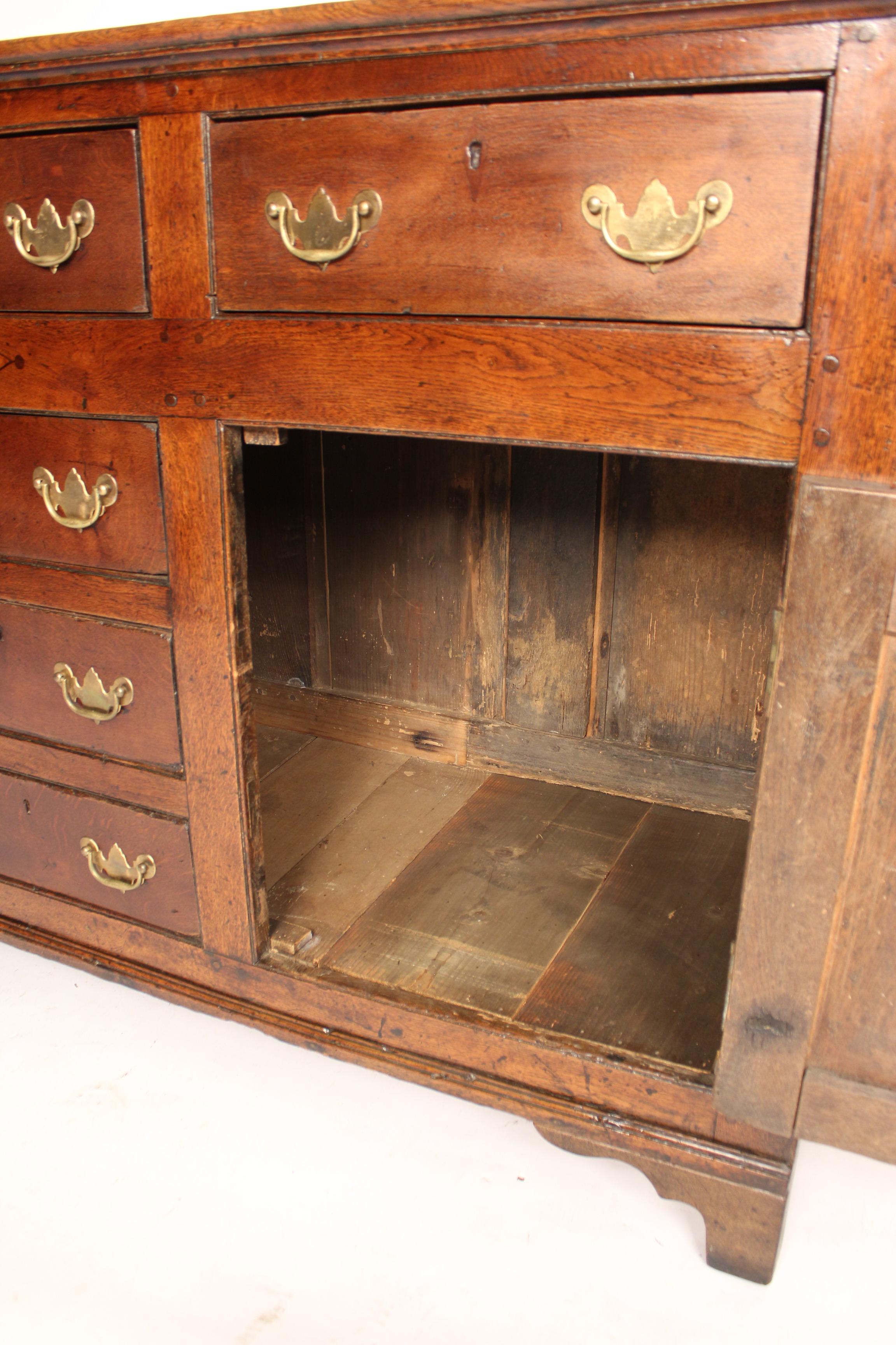 Antique English Oak Sideboard 6