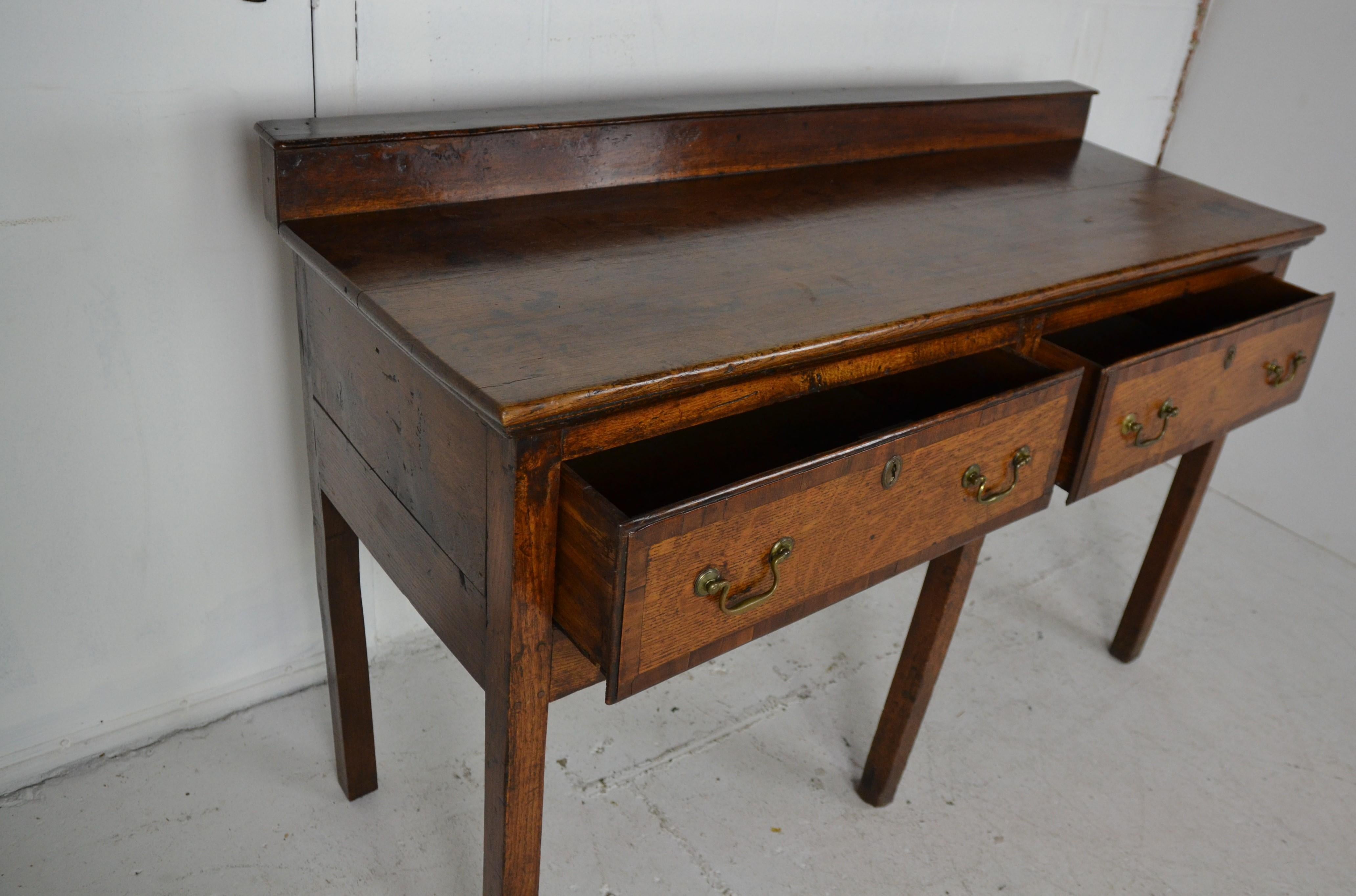 Early 19th Century Antique English Oak Sideboard / Server