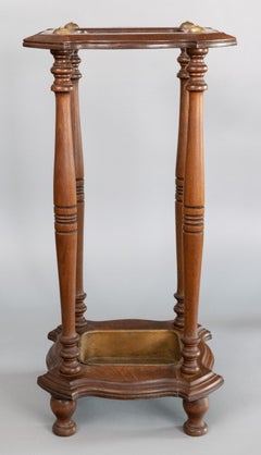 Antique English Oak Stick and Umbrella Stand, Circa 1920