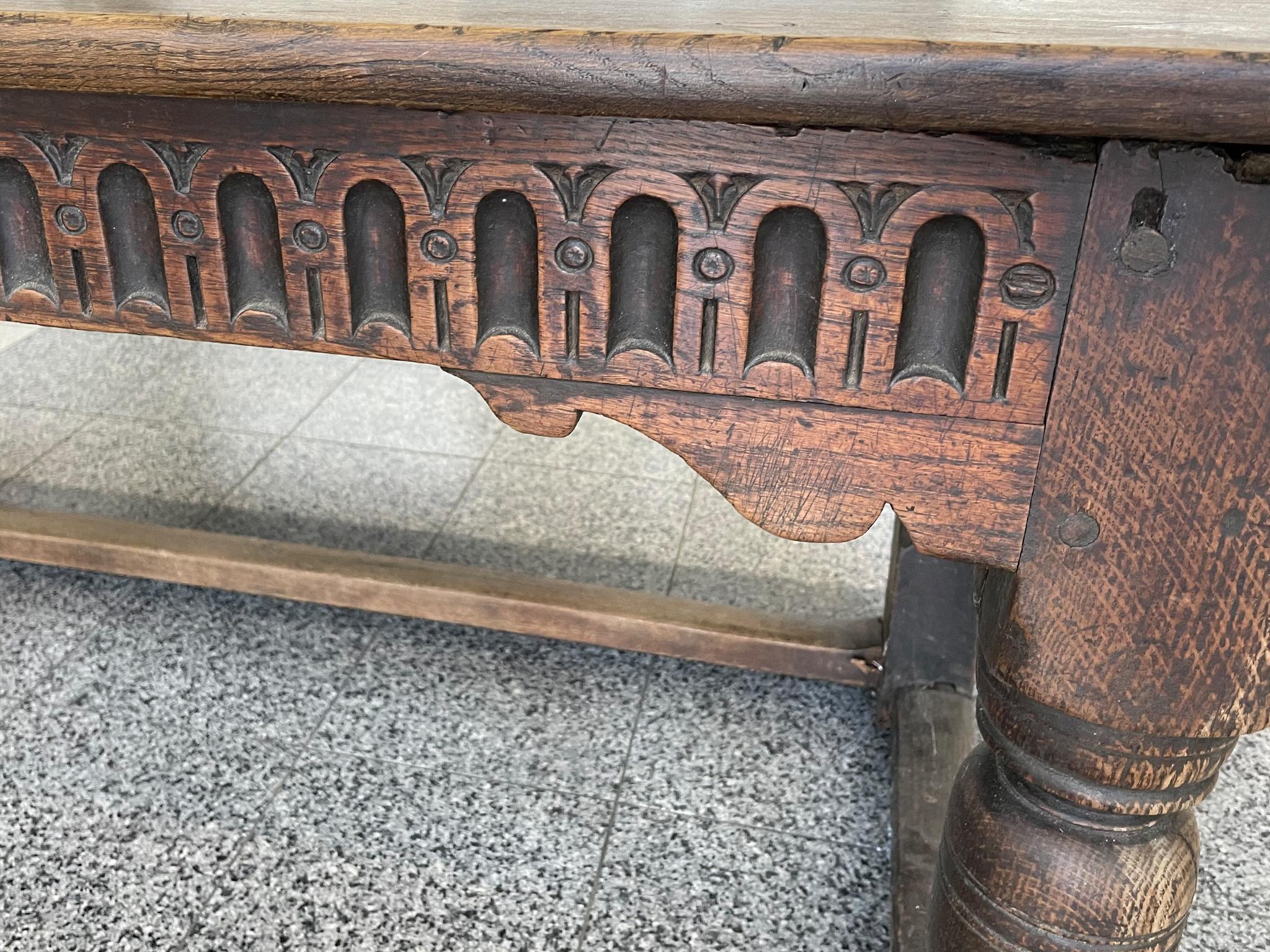 Antique English Oak Table 4