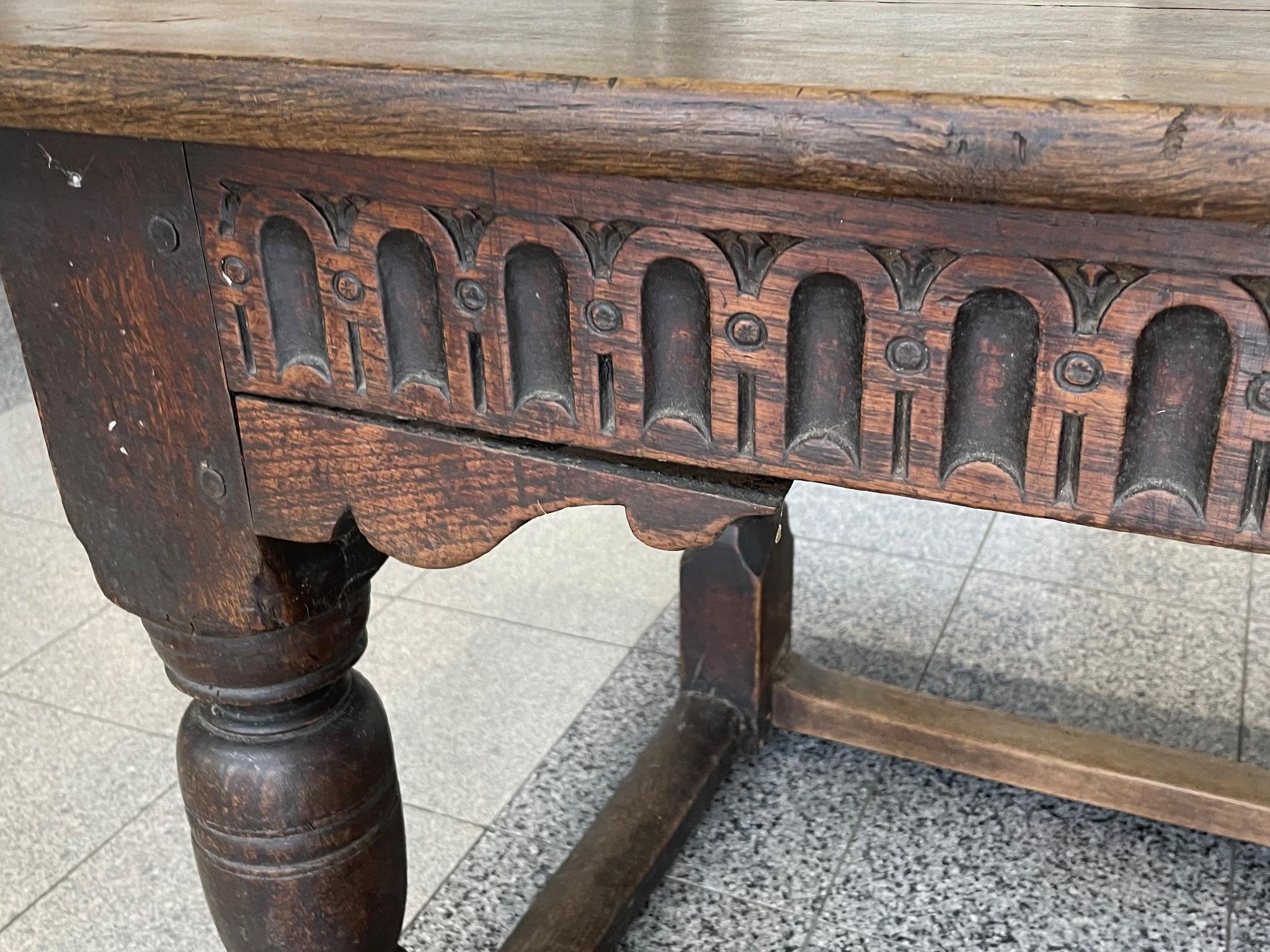 Antique English Oak Table 5