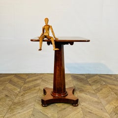 Antique English Oak Tilt-Top Side Table, 19th Century