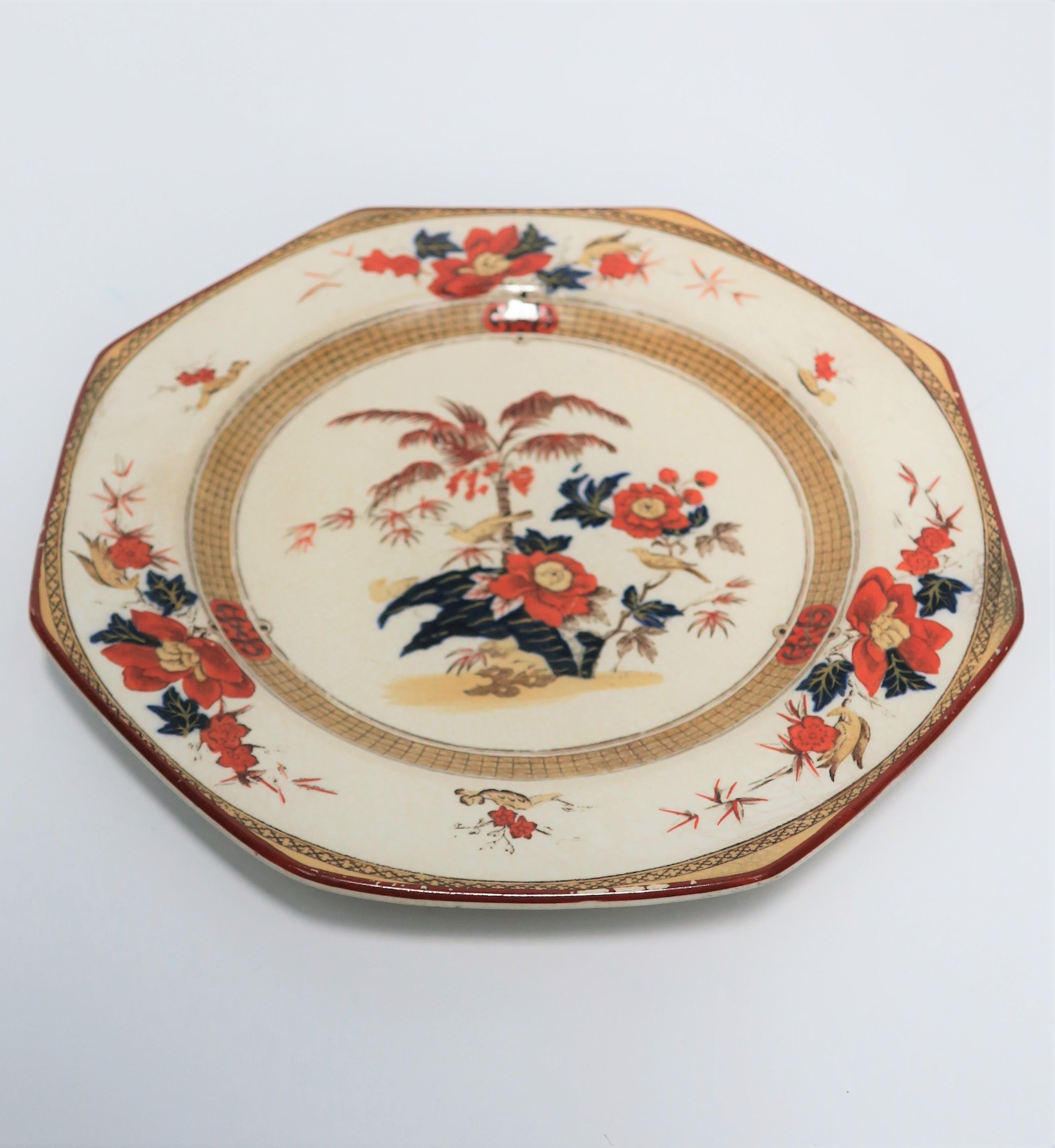 antique bird plates