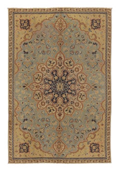 Antique English Orientalist Belle Époque Rug with Ornate Florals - Rug & Kilim