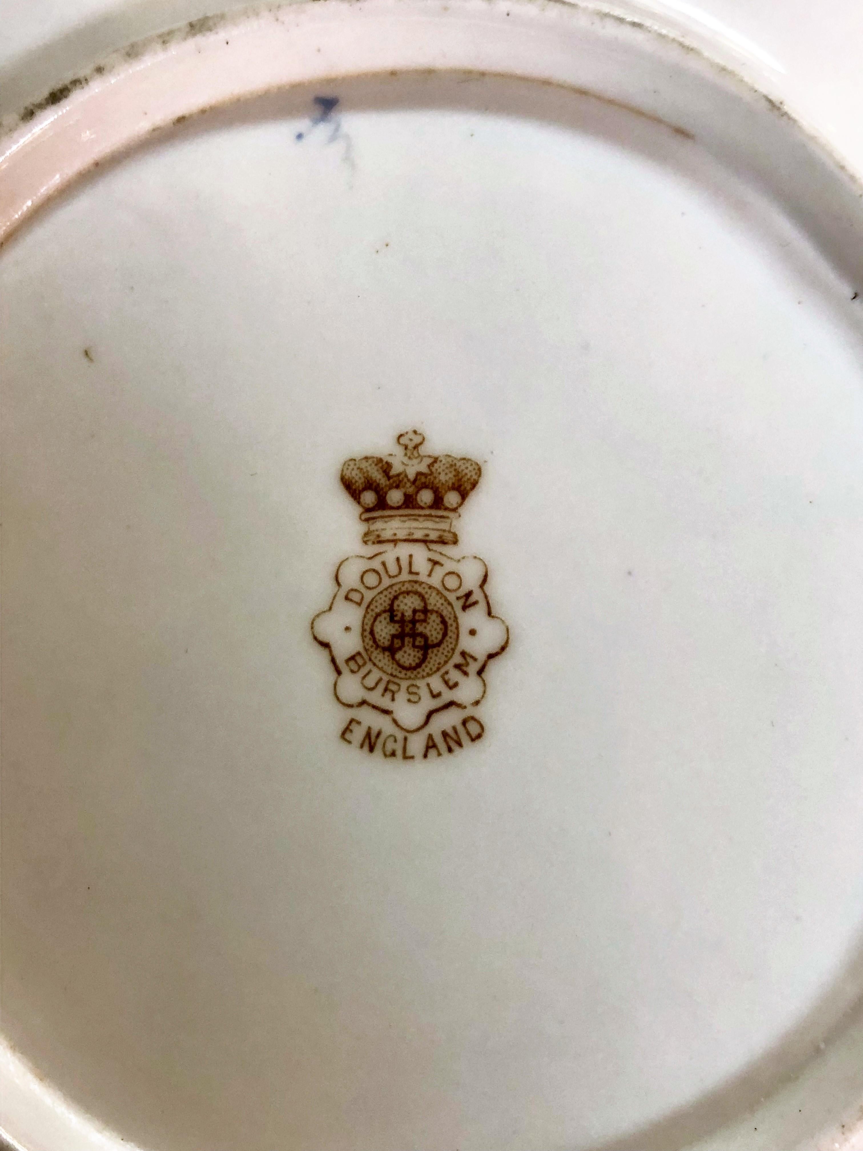 20th Century Antique English Oyster Plate Signed 