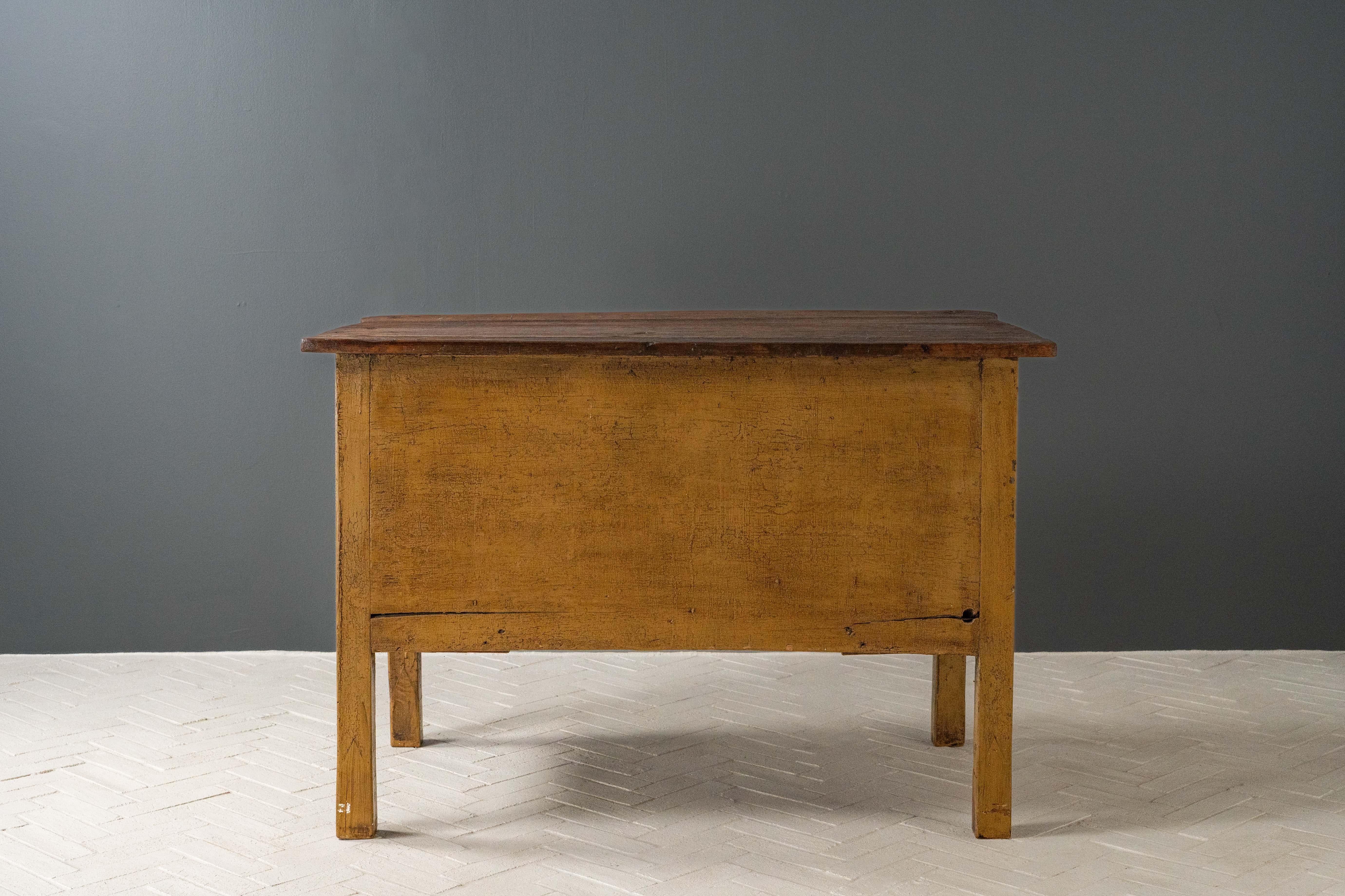 Escritorio antiguo pintado a la inglesa en venta 6