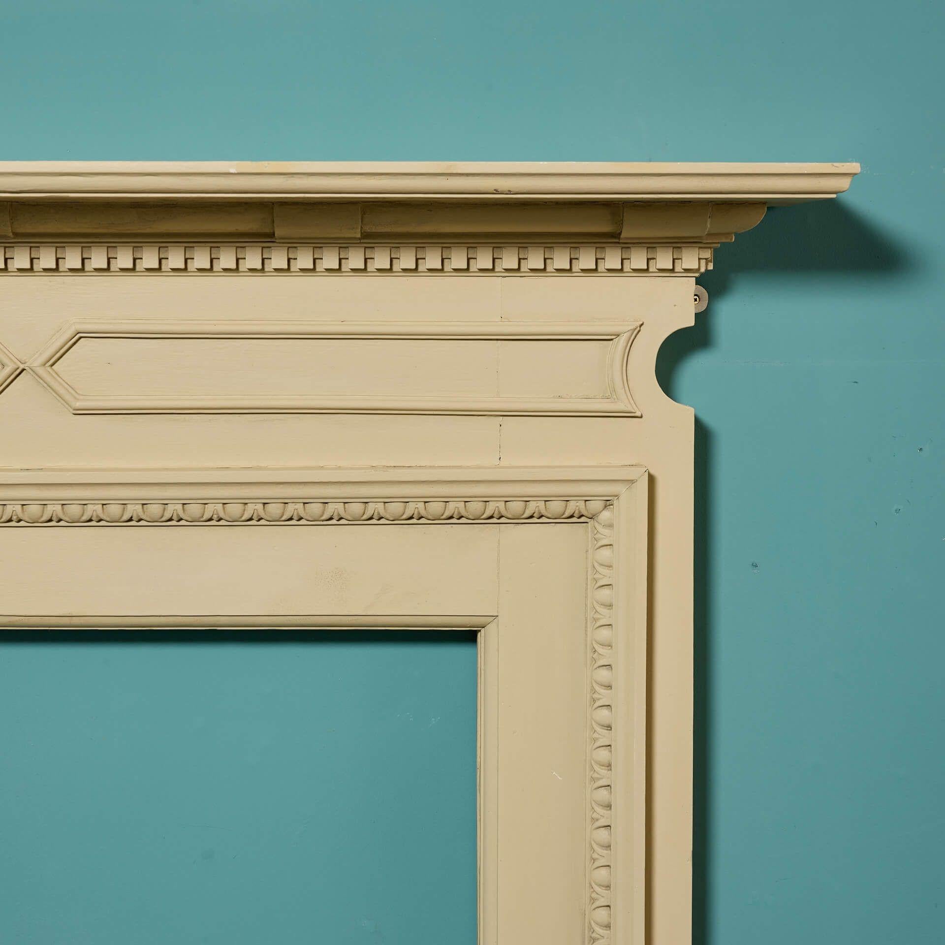 Vittoriano Antico caminetto inglese in Oak dipinto in vendita