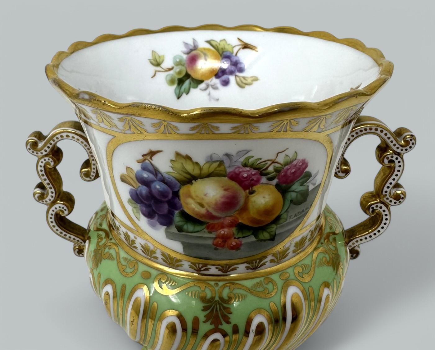 Antique English Pair Frederick Adams Copeland Urns Vases Centerpieces Still Life 2