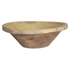 Antique English Pancheon Bowl from Leek in Northern England c1880-1900