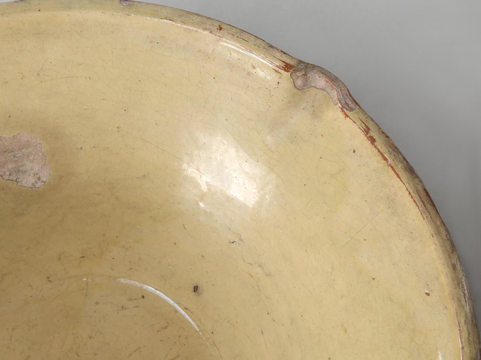 Antique English Pancheon Bowl from Leek in Northern England, 1stdibs New York 3