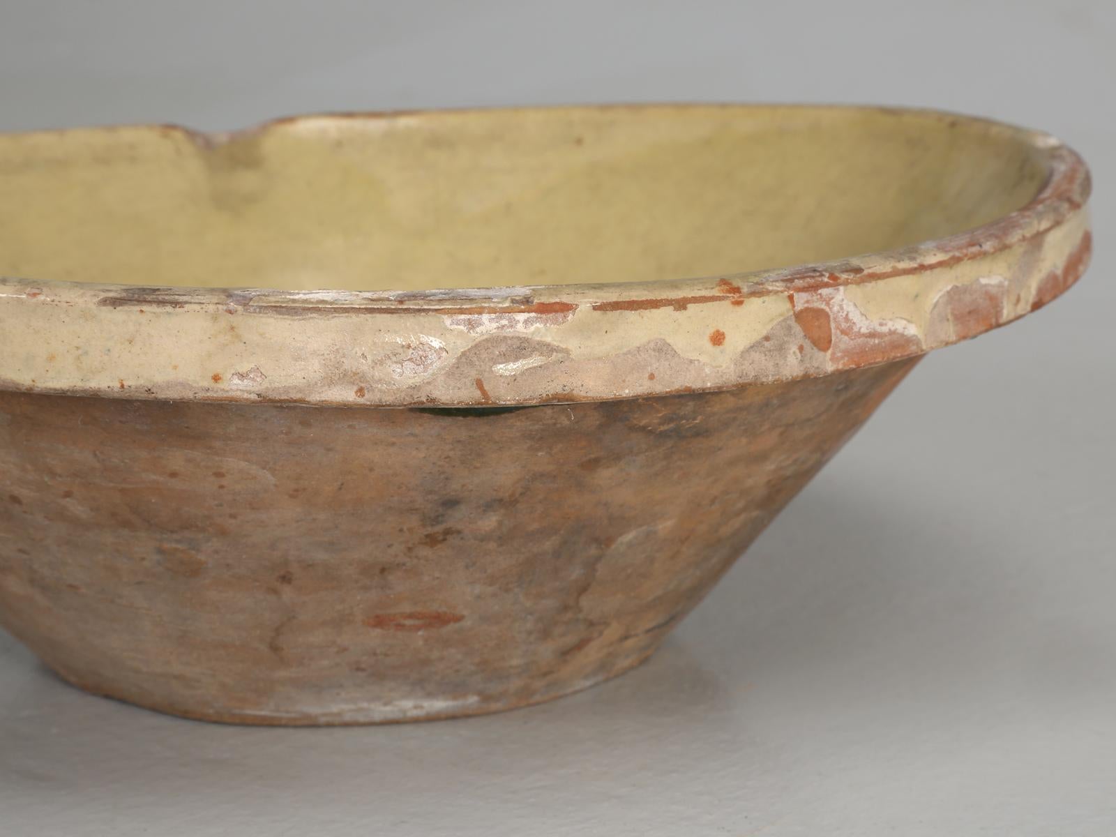 Late 19th Century Antique English Pancheon Bowl from Leek in Northern England, 1stdibs New York