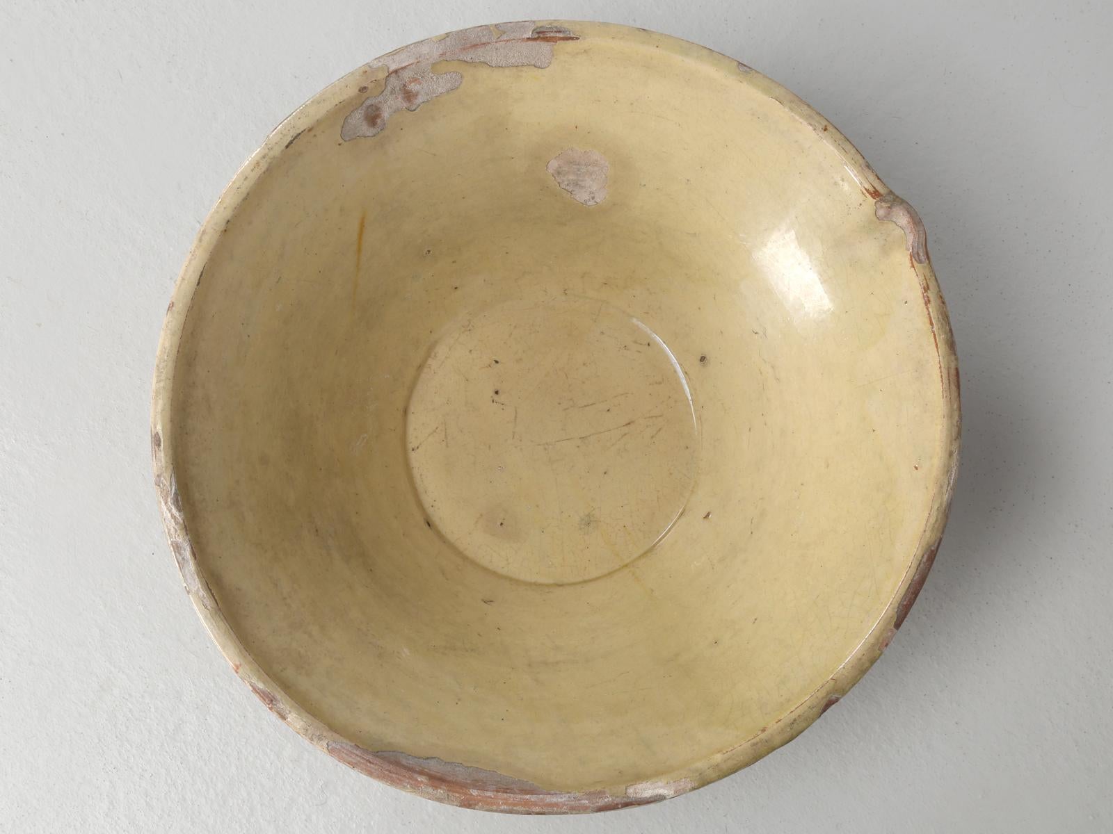 Antique English Pancheon Bowl from Leek in Northern England, 1stdibs New York 2