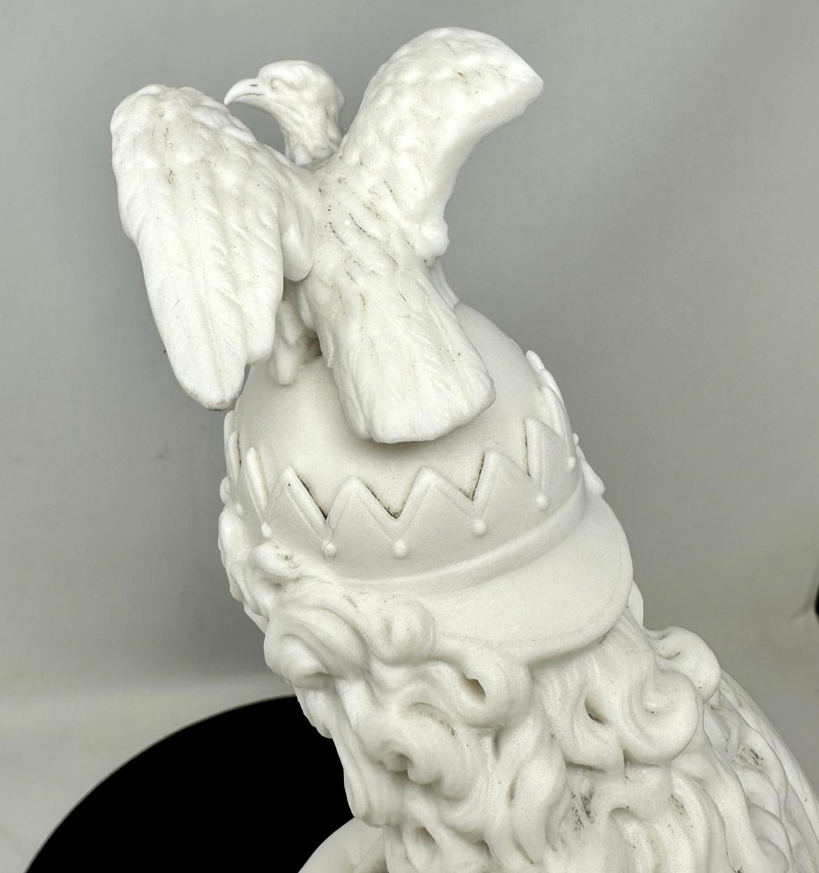 Antigua figura inglesa de porcelana Parian de Perseo Minton Staffordshire en venta 1
