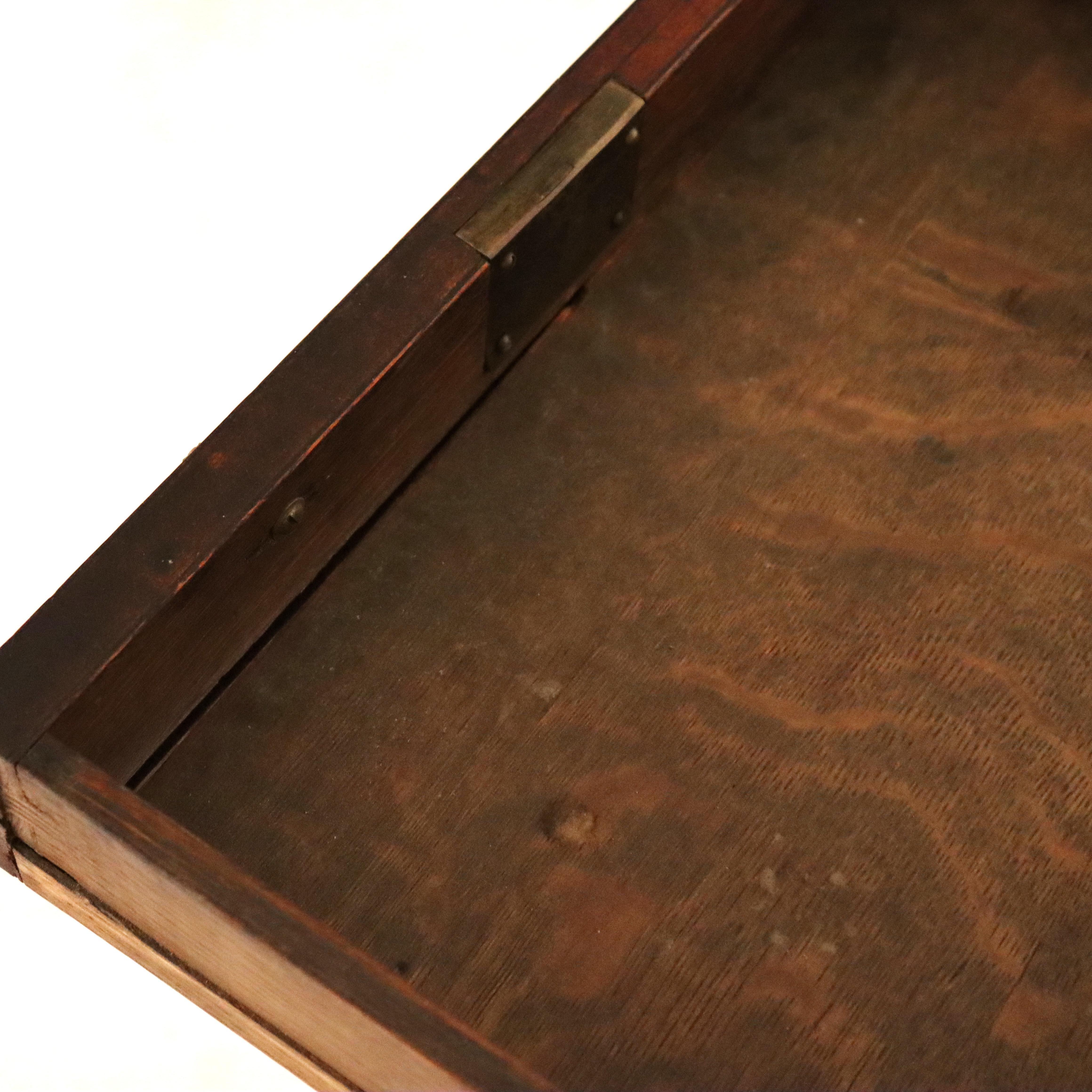 Antique English Pembroke George III Satinwood & Rosewood Drop Leaf Table c1830 For Sale 10