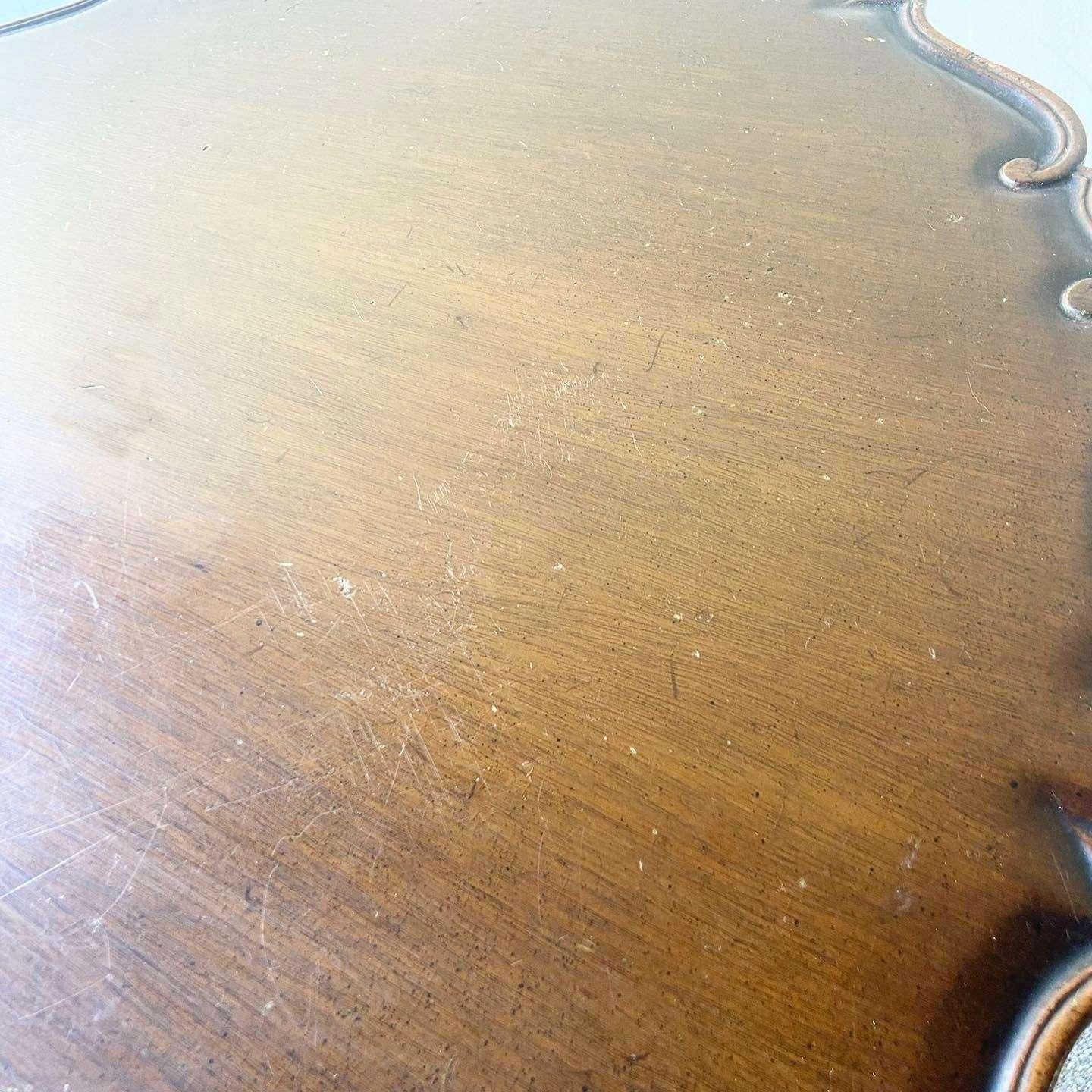 Antique English Pie Crust Table For Sale 1