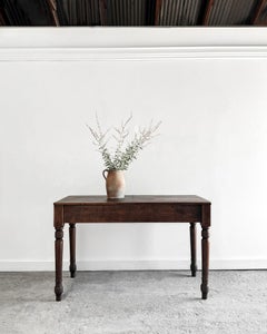 Antique English Pine Accent Table