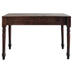 Antique English Pine Accent Table