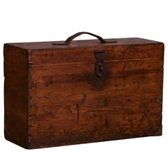 Antique English Pine Carrying Case