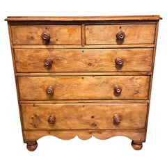 Vintage English Pine Chest 