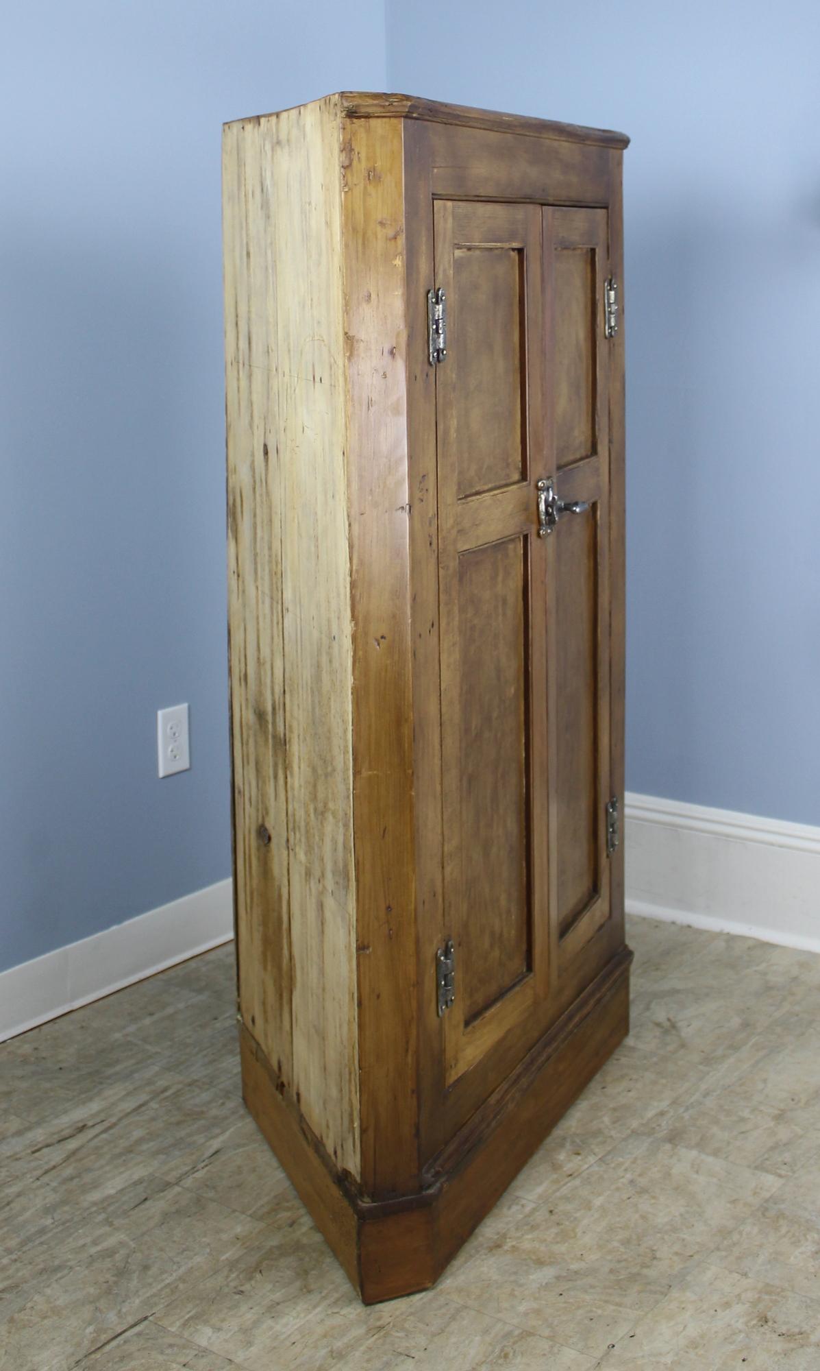 antique pine corner cabinet