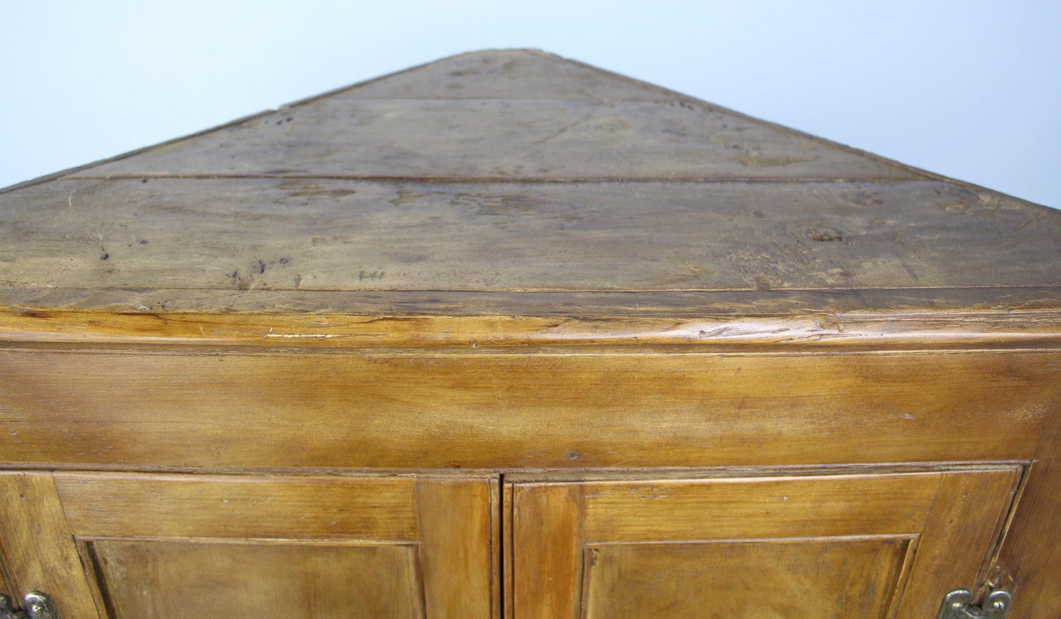 Antique English Pine Corner Cupboard For Sale At 1stdibs
