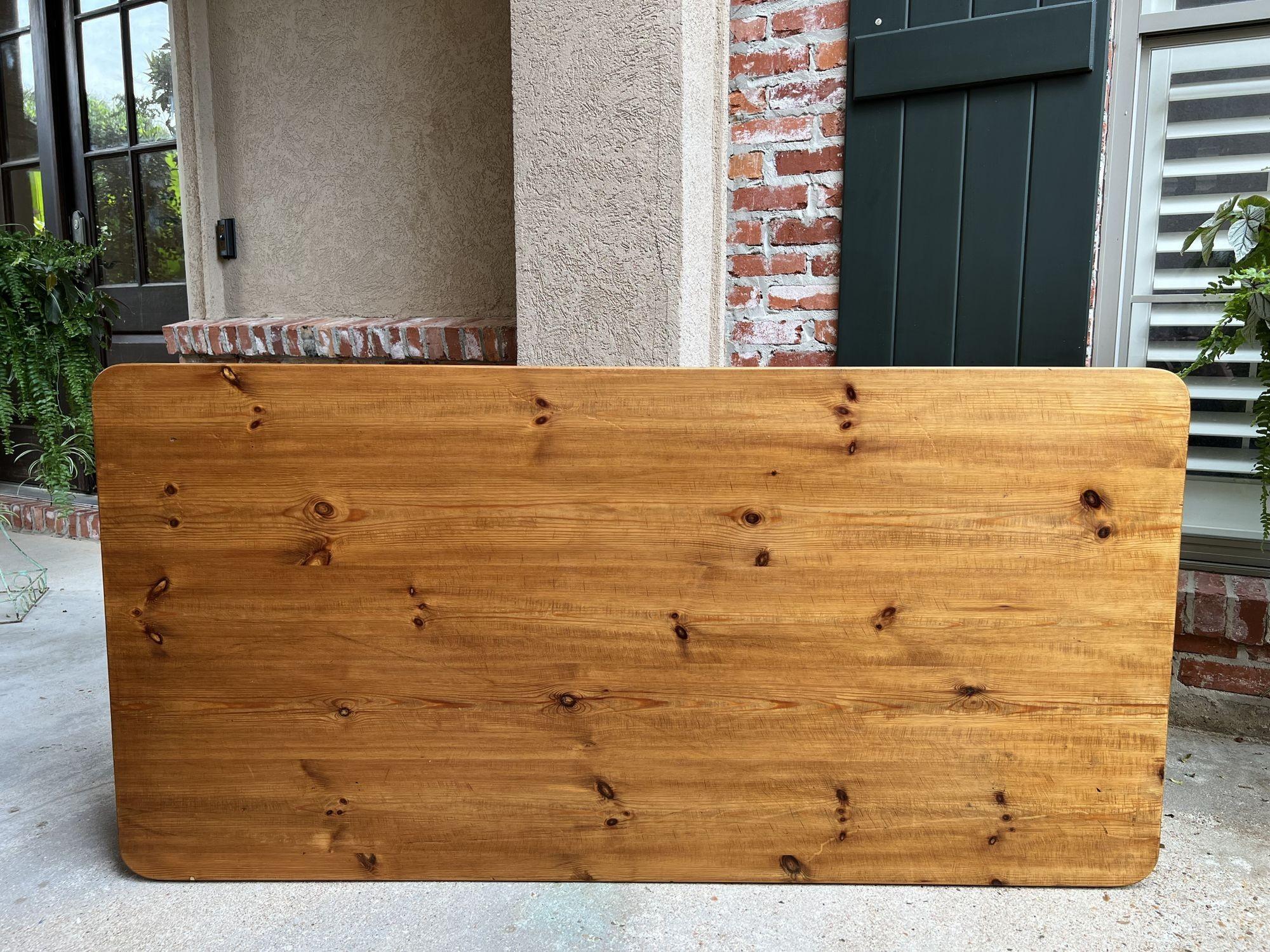 Antique English pine farm table kitchen island sofa table farmhouse country style!
Direct from England, (YES, our English container finally arrived, and we have some amazing English antiques, and of course, lots of barley twist)!
This 5 ft. length
