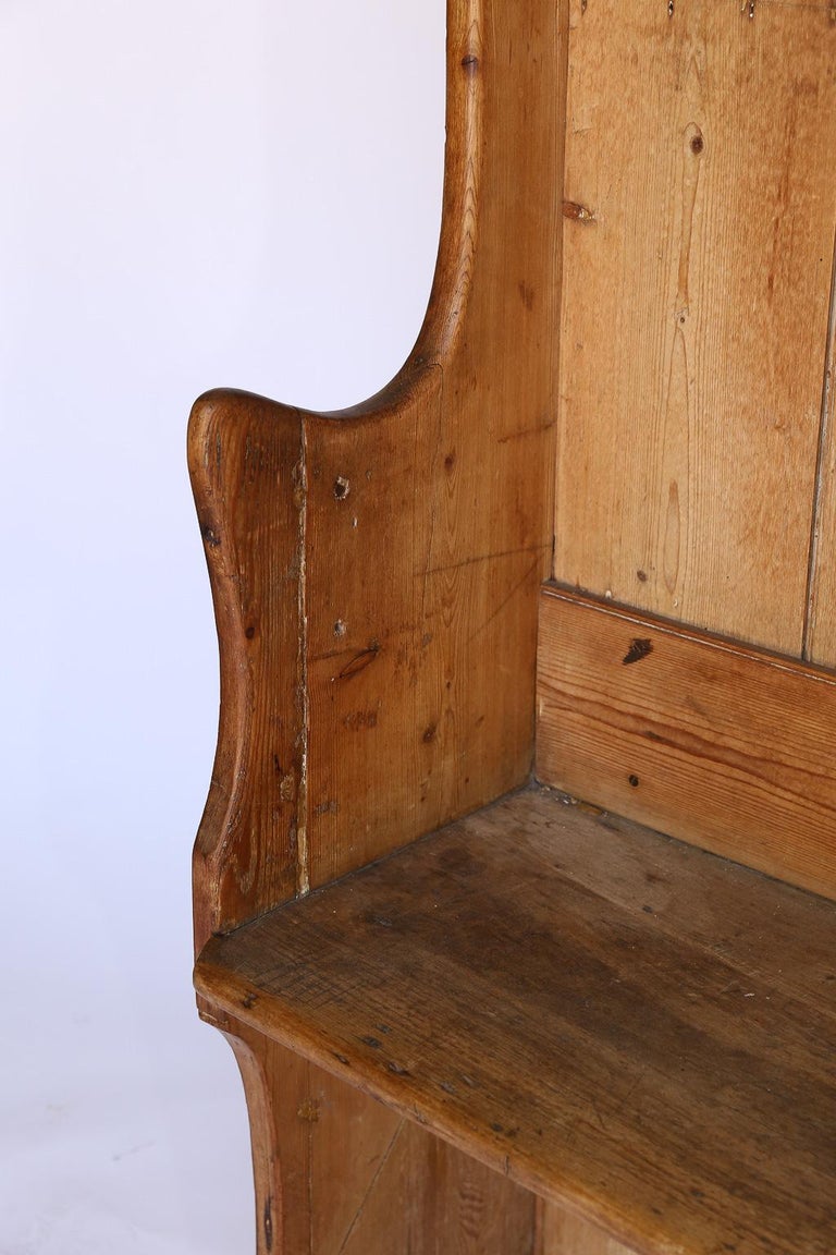 Antique English Pine Settle For Sale At 1stdibs