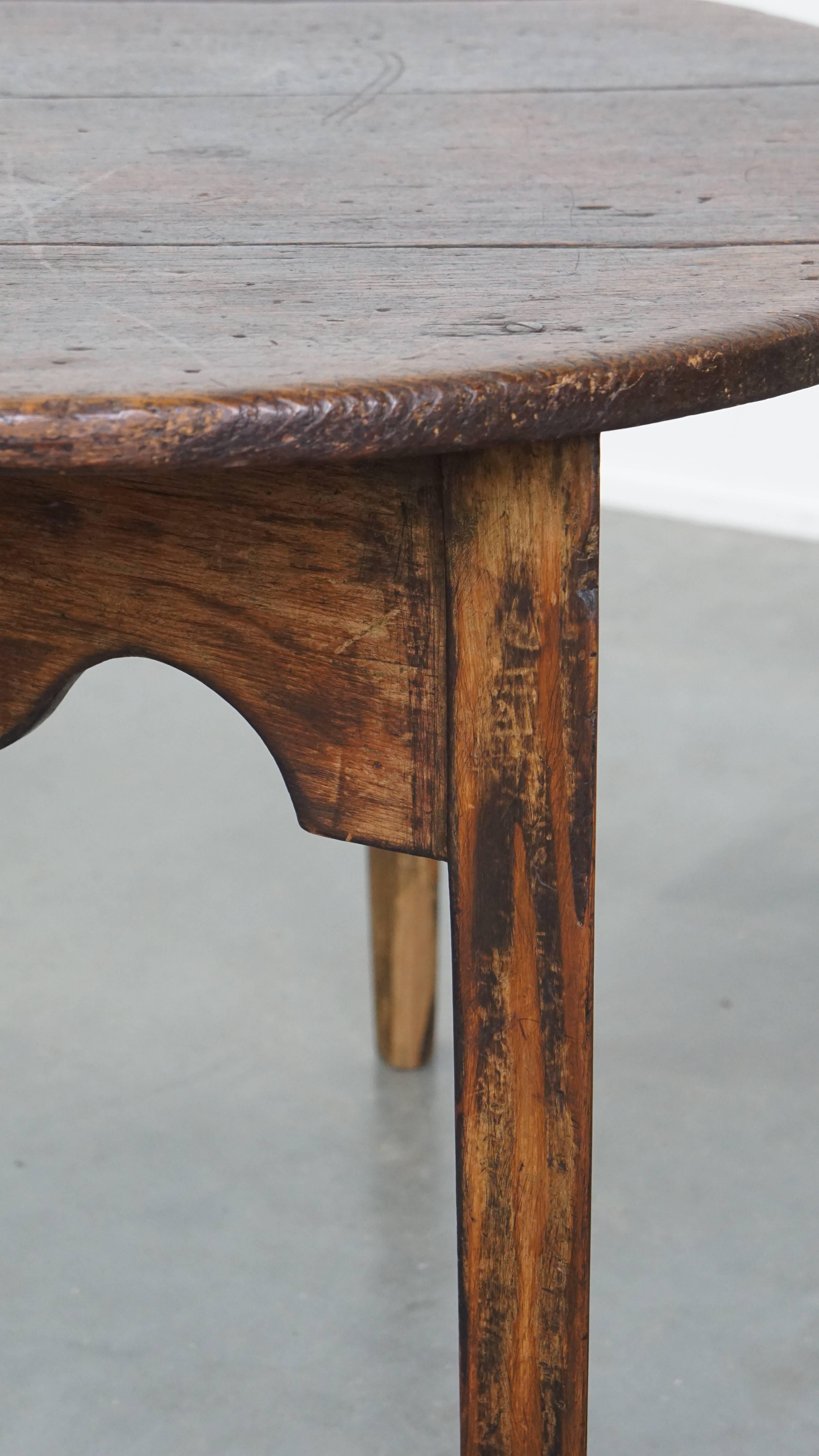 Antigua mesa de centro de madera de pino inglesa, mesa auxiliar del siglo XIX Madera en venta