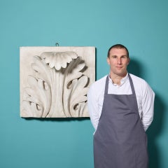 Antique English Plaster Acanthus Leaf After D. Brucciani