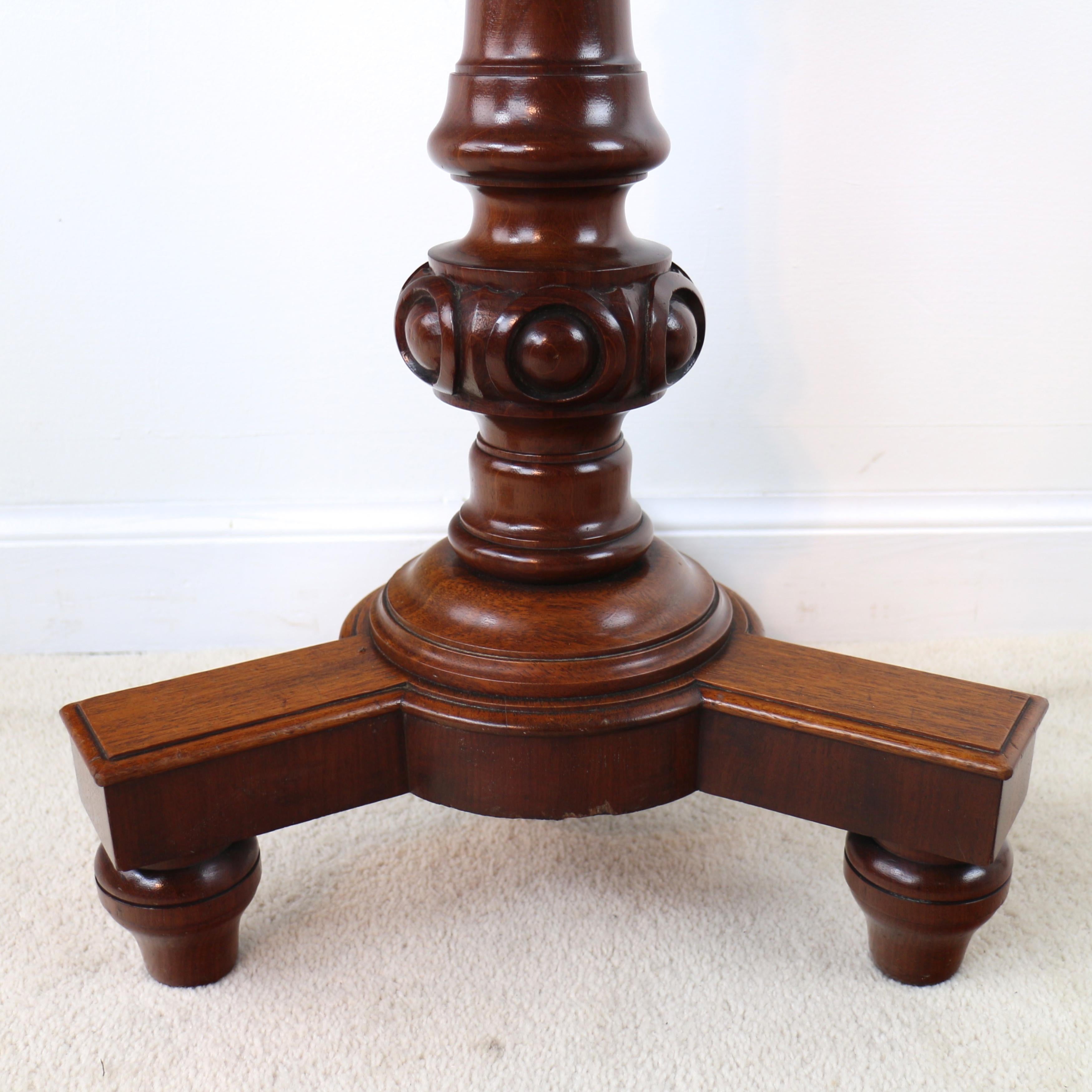 Antique English Pollard Oak Inlaid Specimen Chess Top Occasional Games Table 9