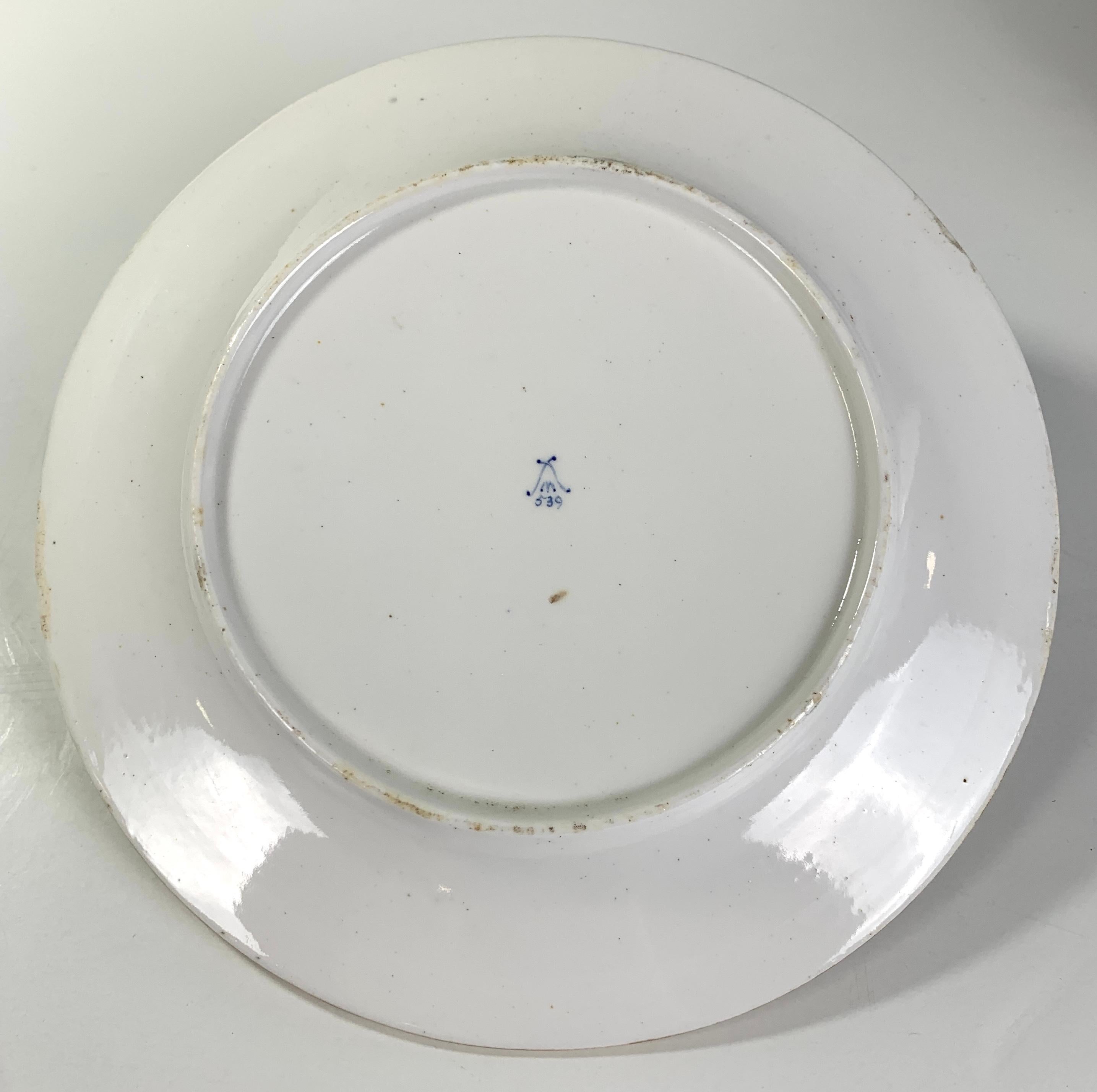 Antique English Porcelain Chinoiserie Dish Regency Period Minton Circa 1810  3