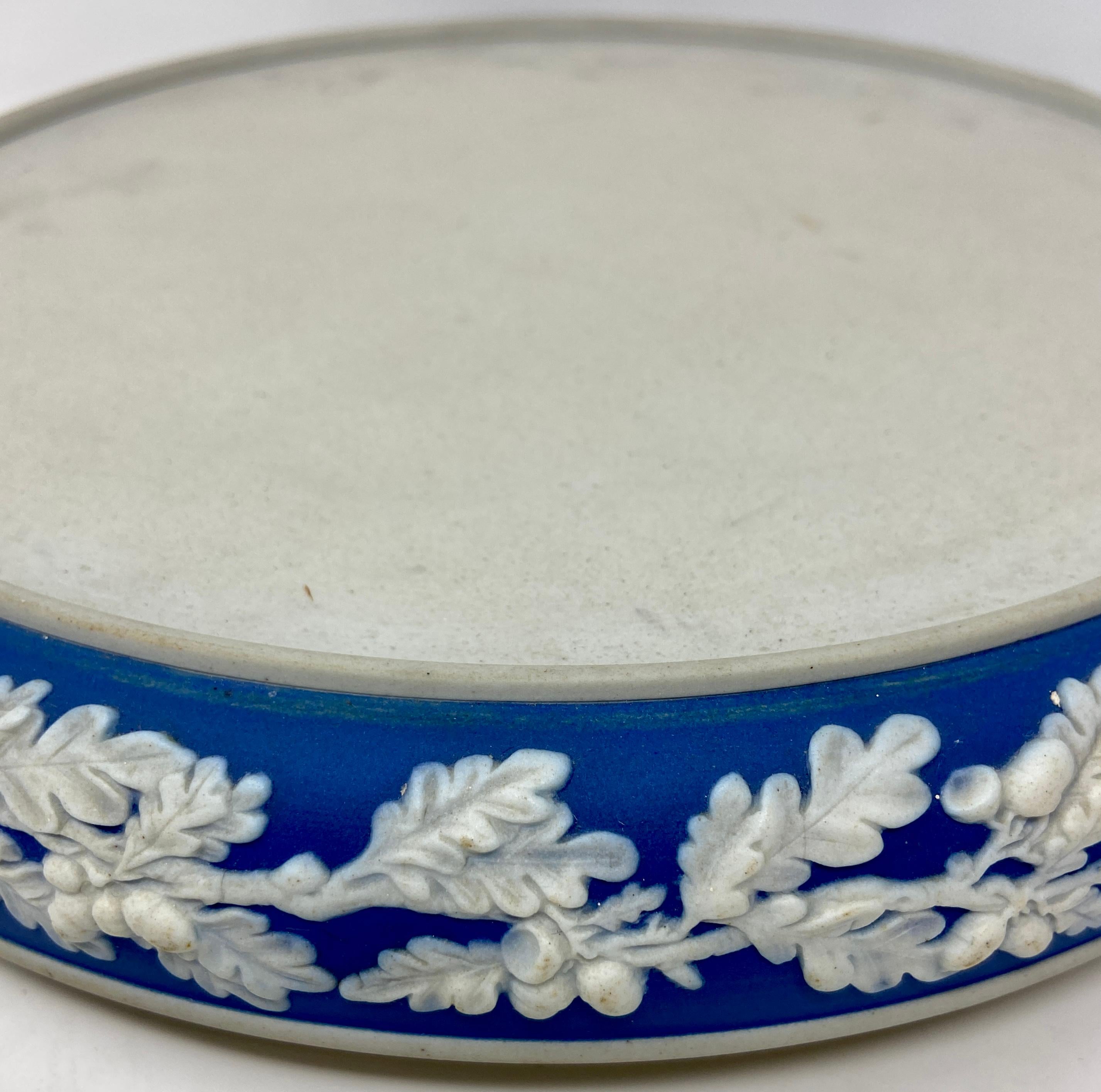 Antique English Porcelain Covered Cheese or Cake Dish, circa 1910-1915 1